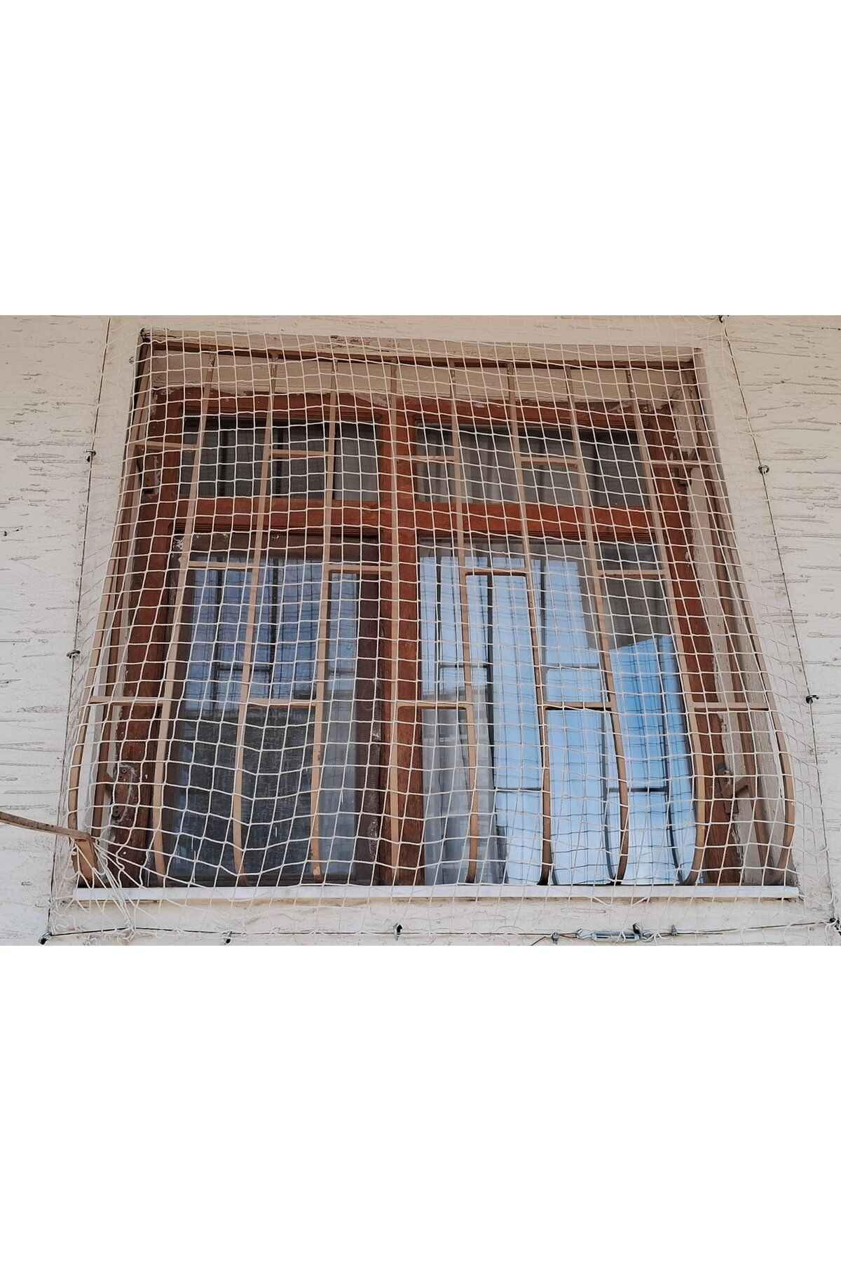 KADİRTARIM 2,50 x 1 Metre Çocuk Güvenlik Filesi Kalınlık 3 mm Balkon Güvenlik Filesi Kedi Güvenlik Filesi File