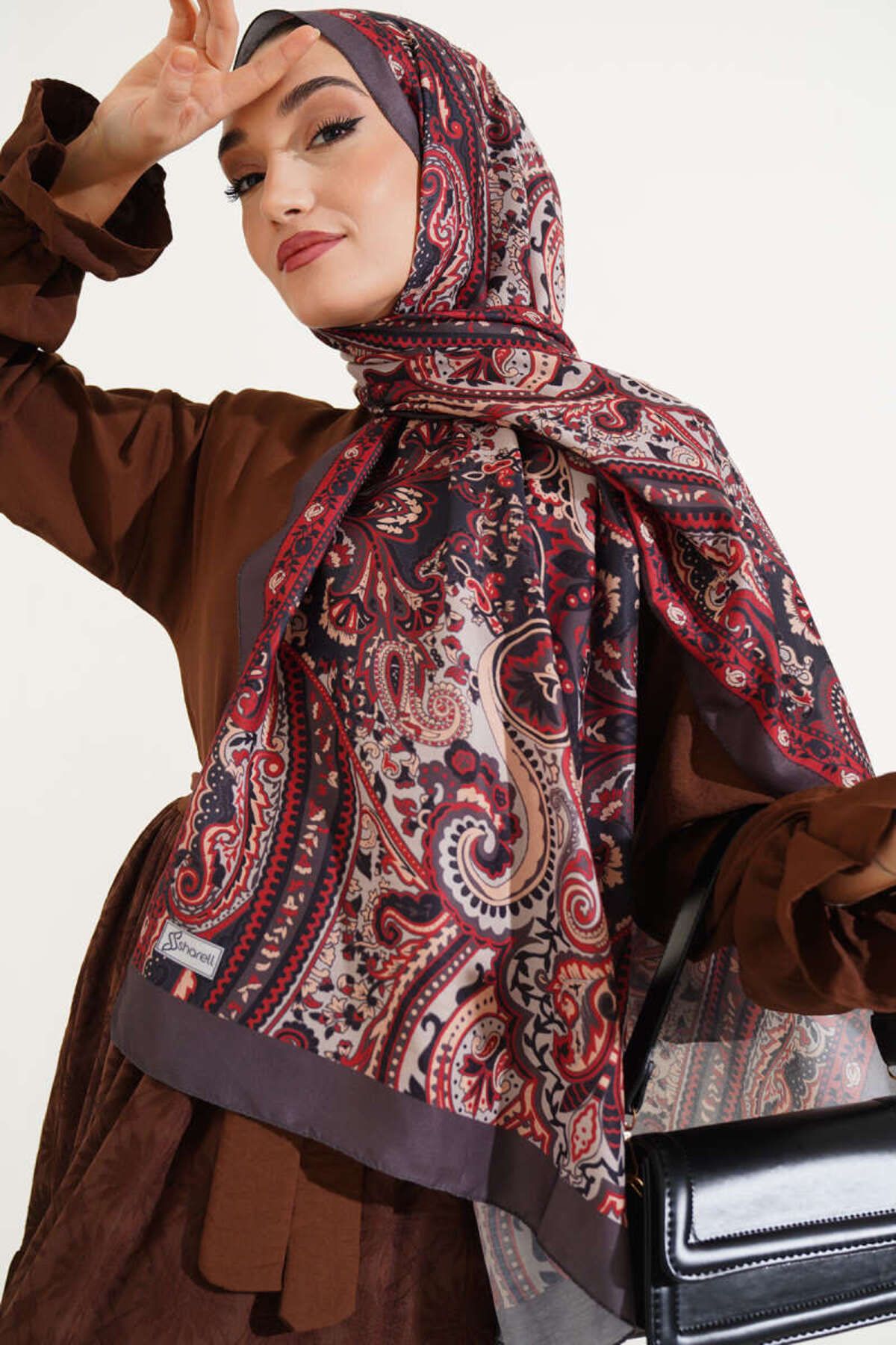 Tugchic Bags Nostaljik Desen Soft Şal / Eşarp