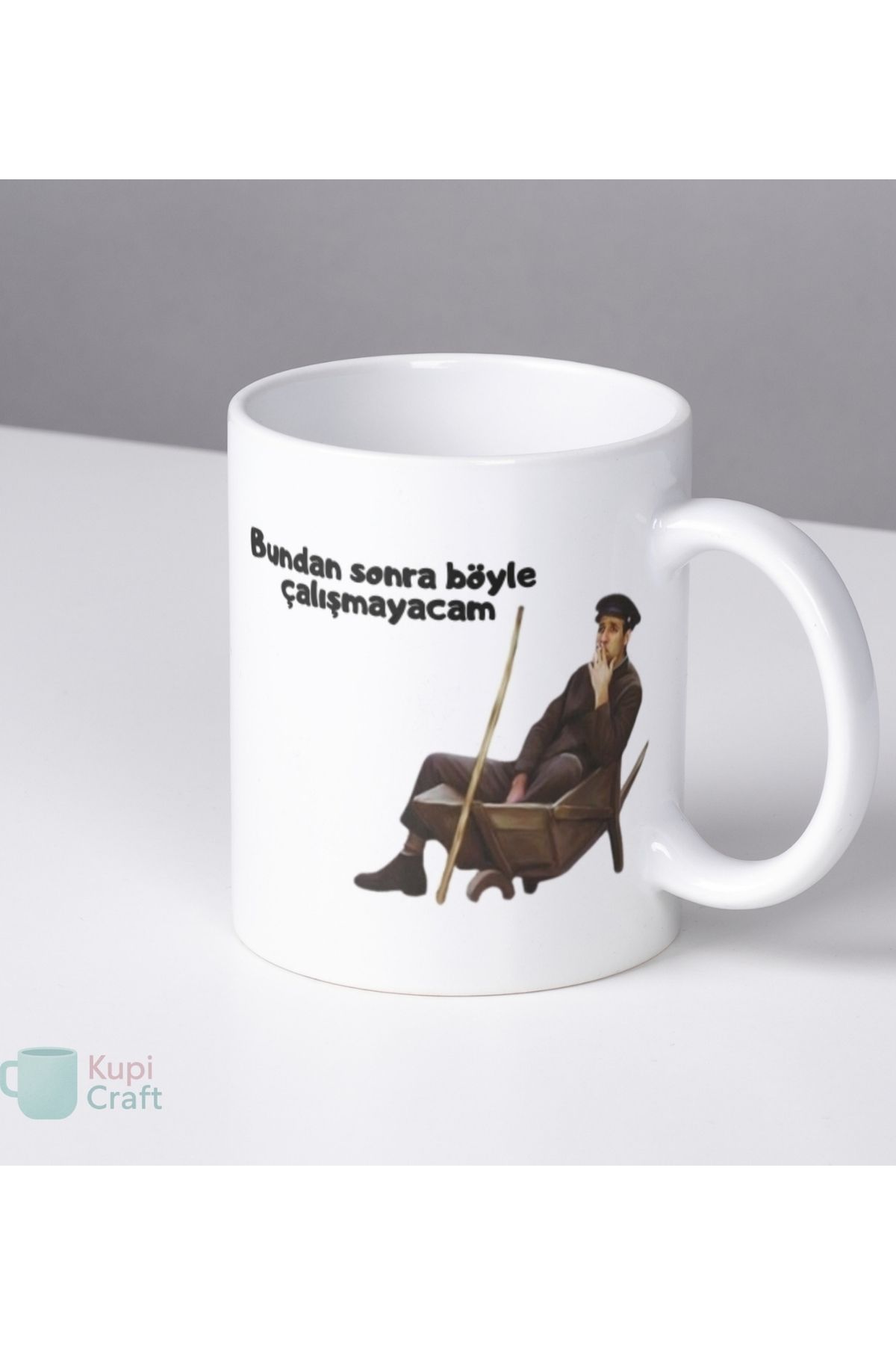 SEKASTYLE KupiCraft Kişiye Özel Tasarım Kupa Bardak,İsimli,Komik,Karikatürlü,Logolu