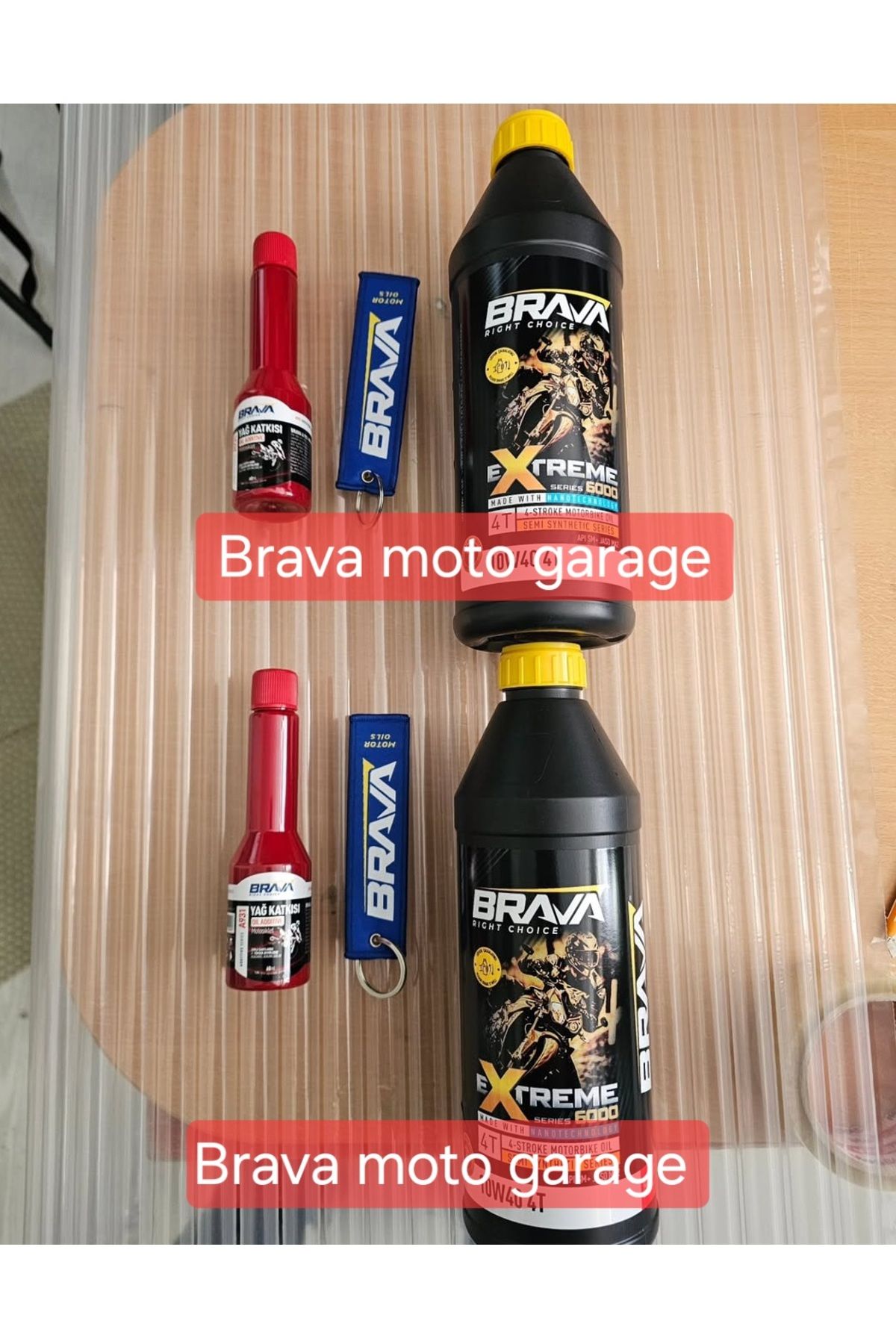 Brava EXTREME 6000 4T 10W40 YAĞ 2 ADET VE LUPRO MAX A931 YAĞ KATKISI 2 ADET