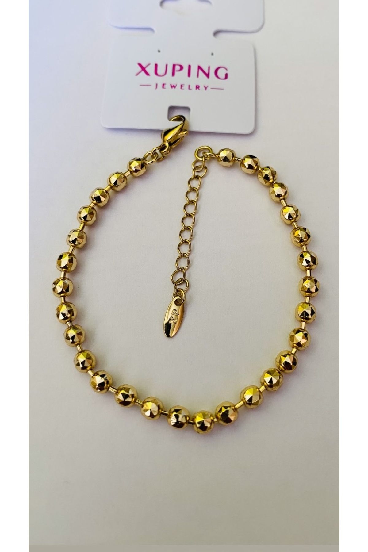 NİSSBEBE XUPİNG JEWELRY VİP Bileklik 14K KARARMAZ Xuping Çelik Bileklik (DOĞALTAŞ BİLEKLİK HEDİYE)