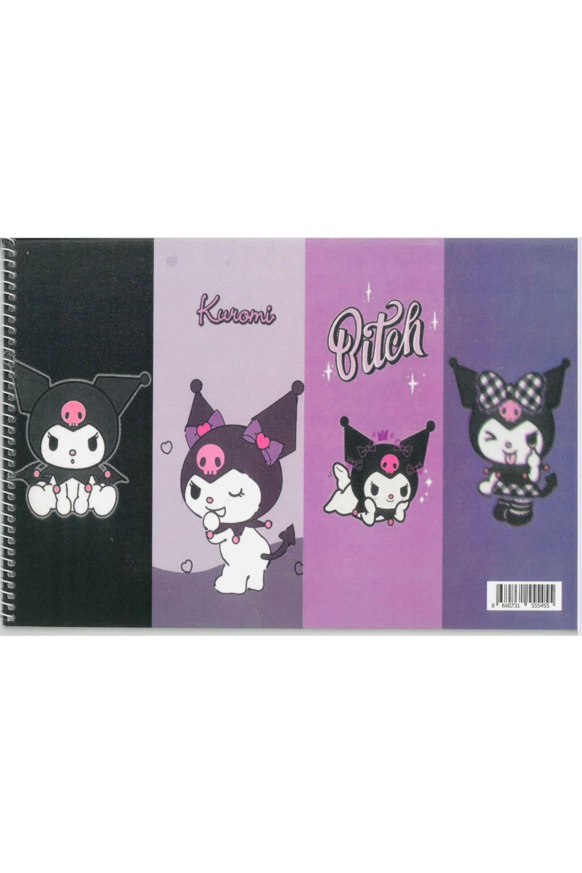 Deniz Oyuncak KUROMİ SANRİO MY MELODY 25*35 SİPRELLİ 15 SAYFA RESİM DEFTERİ