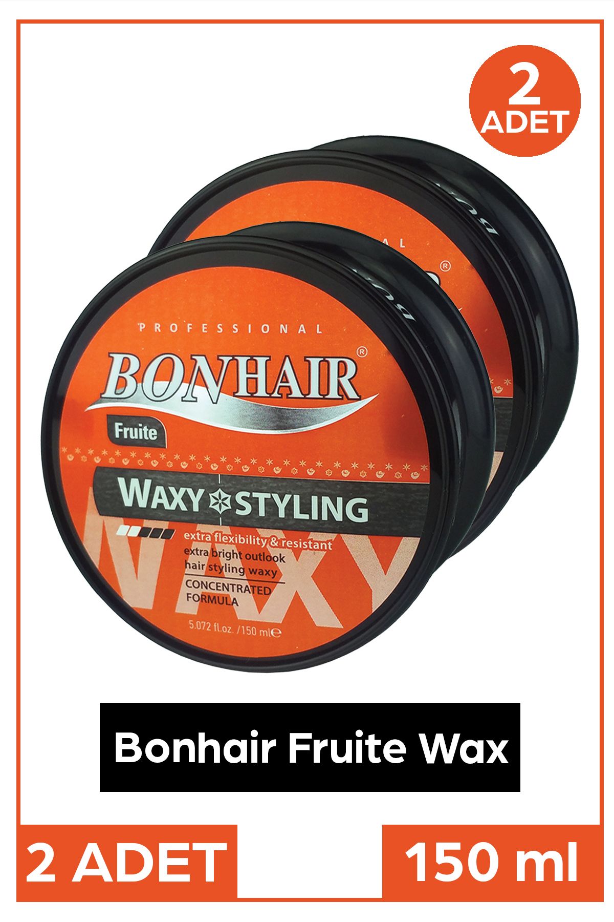 Bonhair Fruite Styling Wax 150 ml 2 Adet