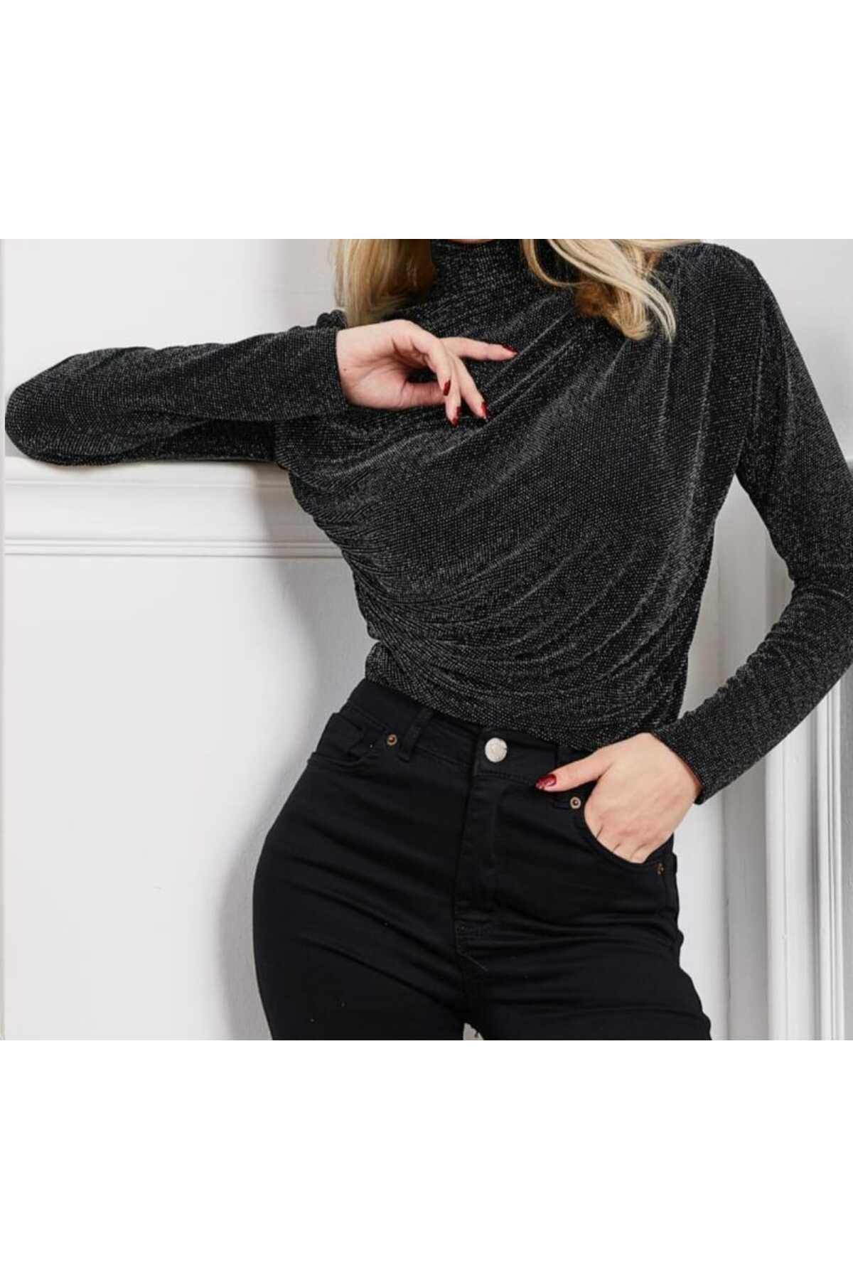 shop BALIKÇI YAKA SİMLİ BLUZ