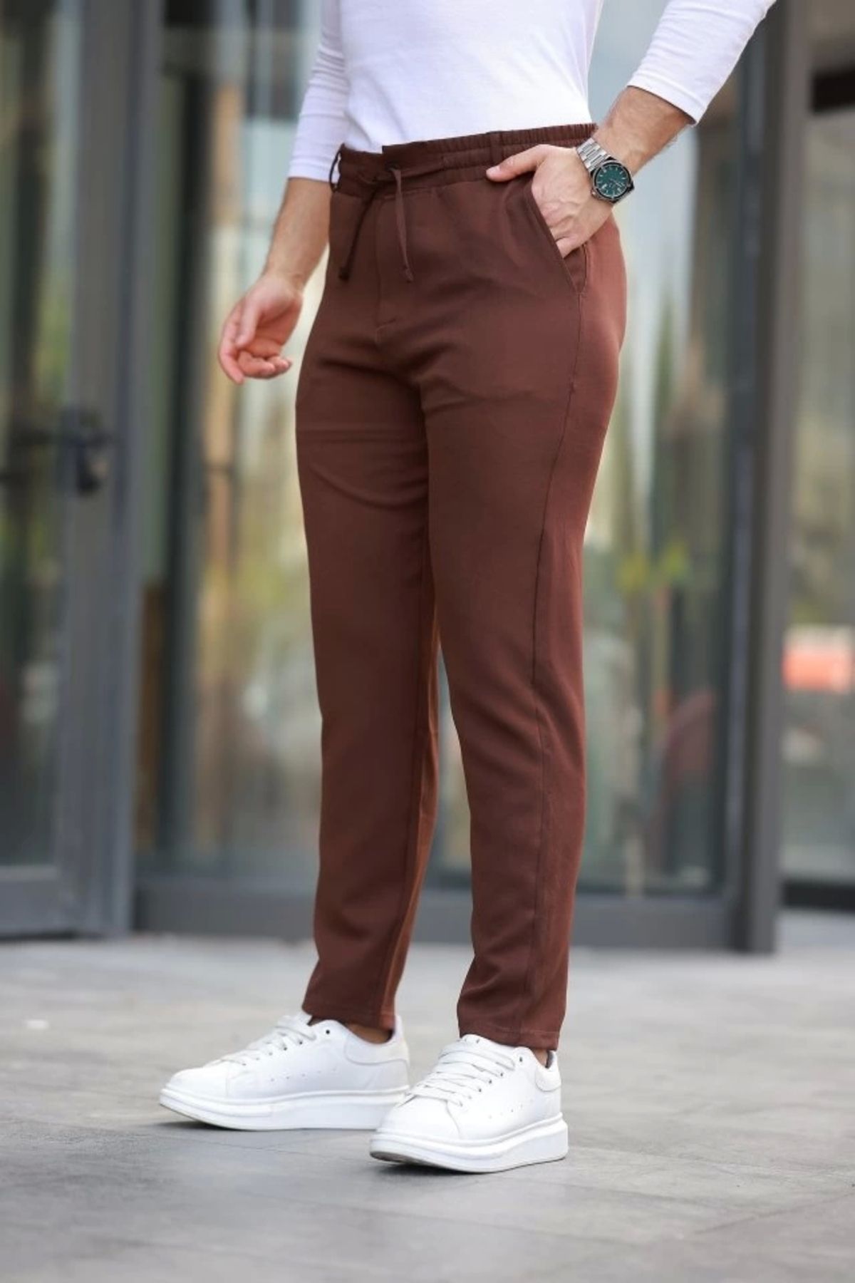 Silerra Erkek Beli Bağcıklı Jogger Pantolon