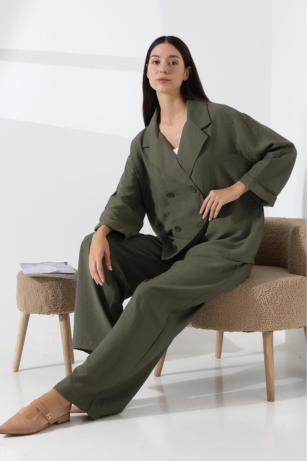 MODA Kumaş Ceketli Takım