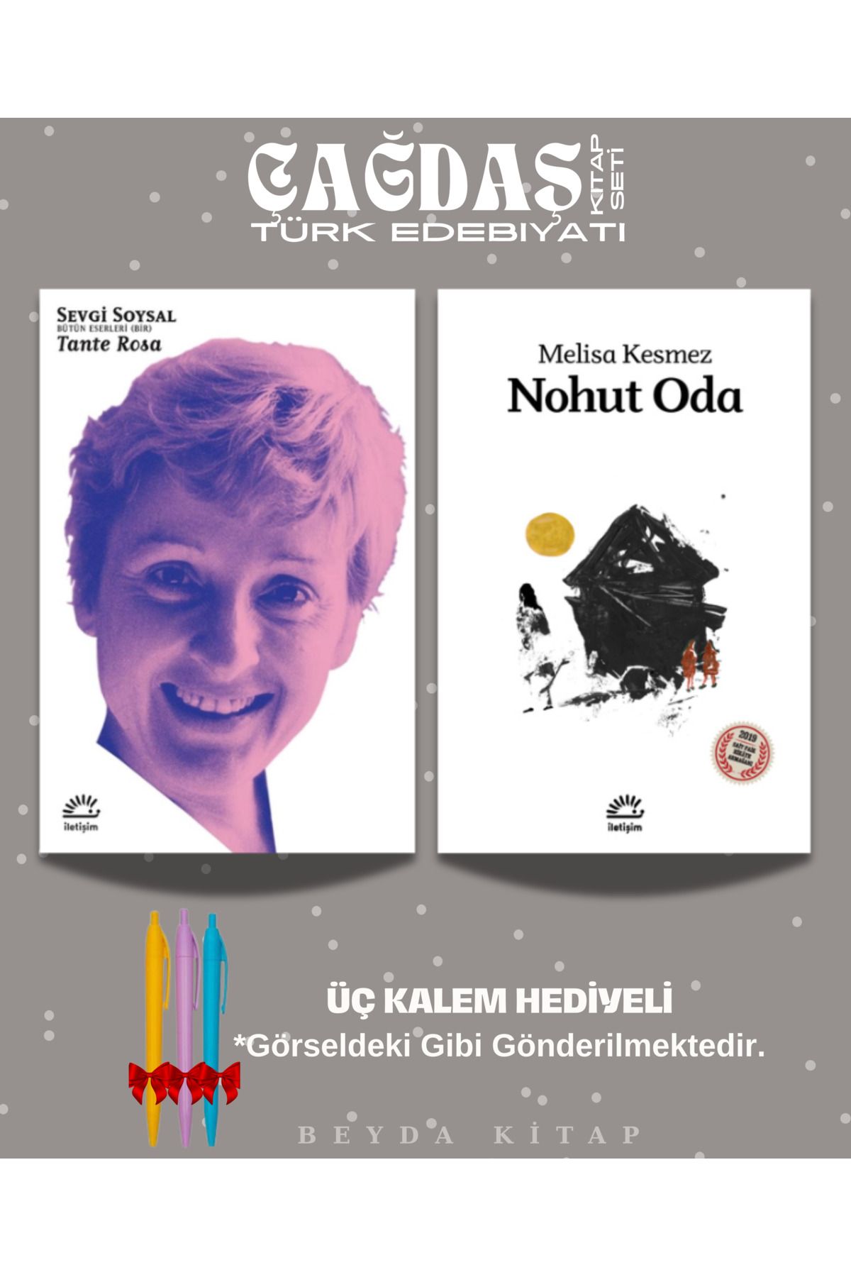 İletişim Yayınları Tante Rosa - Nohut Oda - Sevgi Soysal - Melisa Kesmez - Kitap Seti - Kalem Hediyeli, SVGSYL