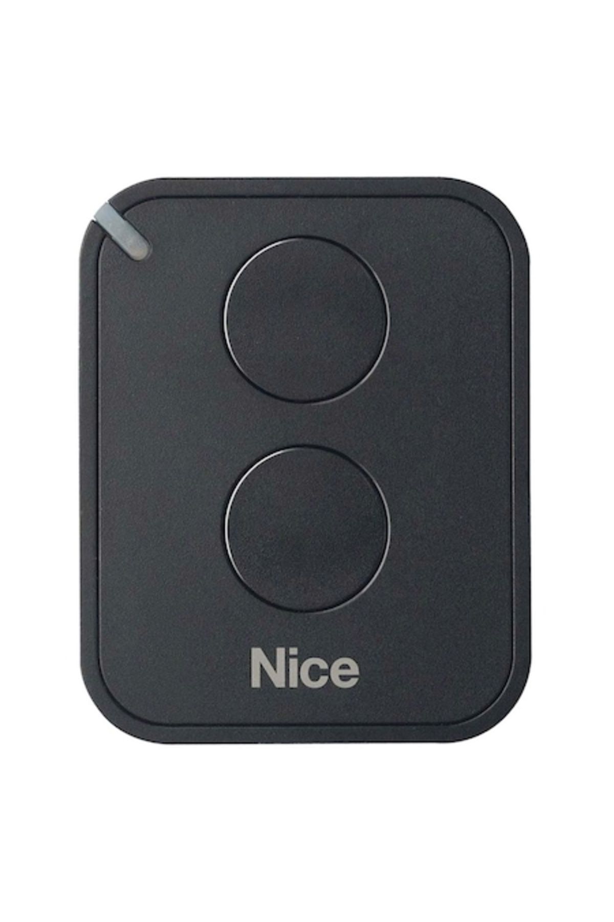 NİCE Telecomandă De Automatizare Nice Pentru Poartă Și Ușă De Garaj, 2 Canale, 433,92 Mhz, Neagră - One Size