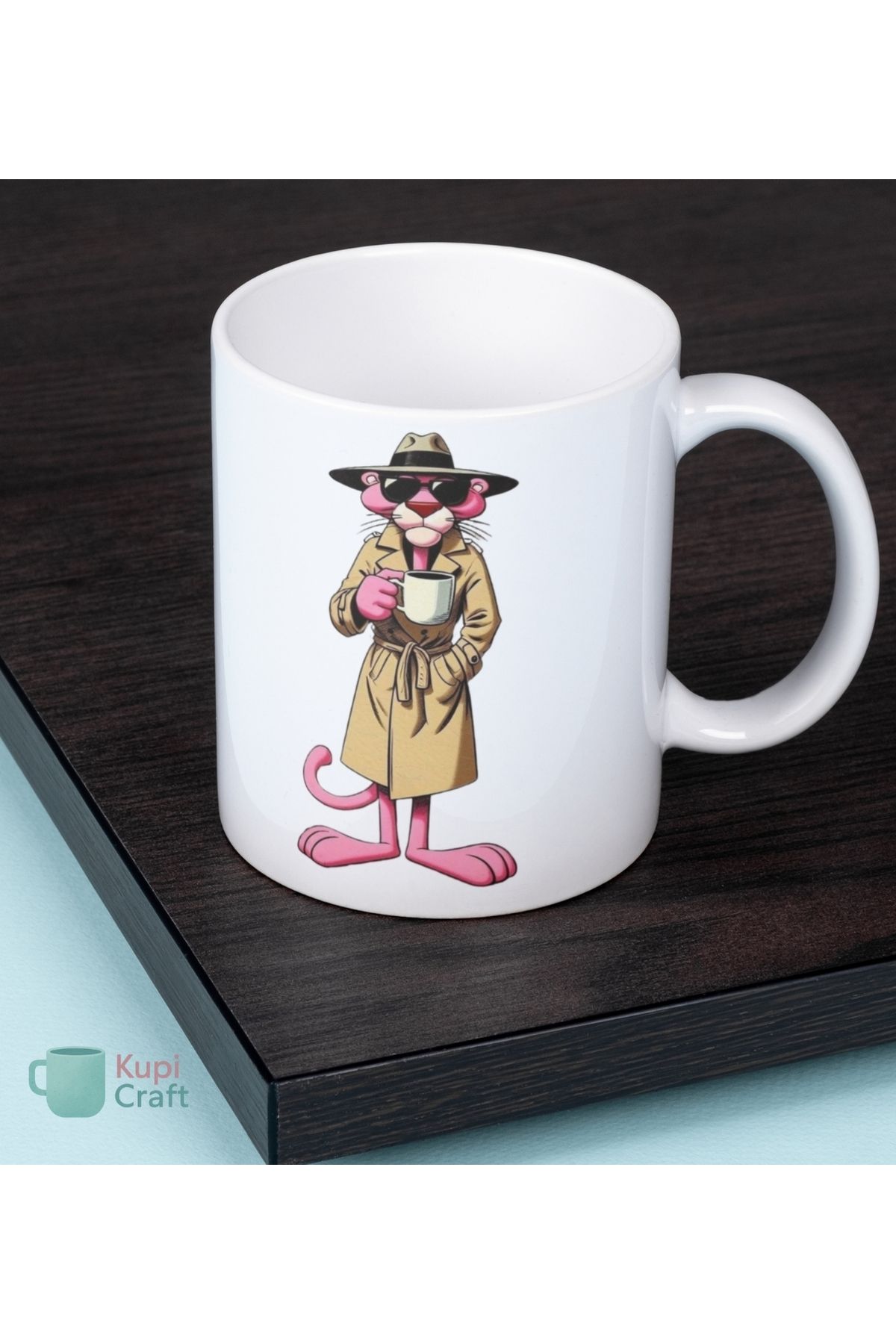 SEKASTYLE KupiCraft Kişiye Özel Tasarım Kupa Bardak,İsimli,Komik,Karikatürlü,Logolu