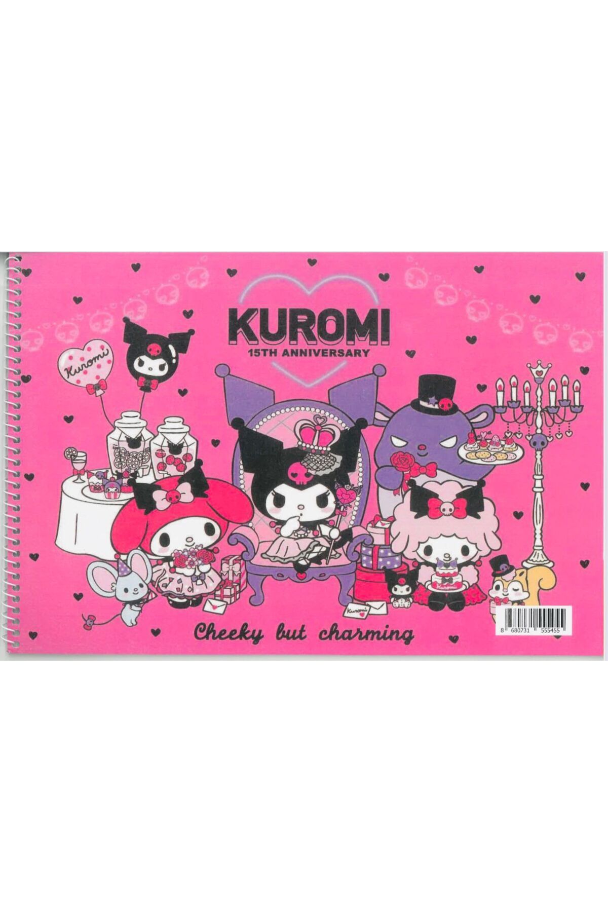 Deniz Oyuncak KUROMİ SANRİO MY MELODY 25*35 SİPRELLİ 15 SAYFA RESİM DEFTERİ