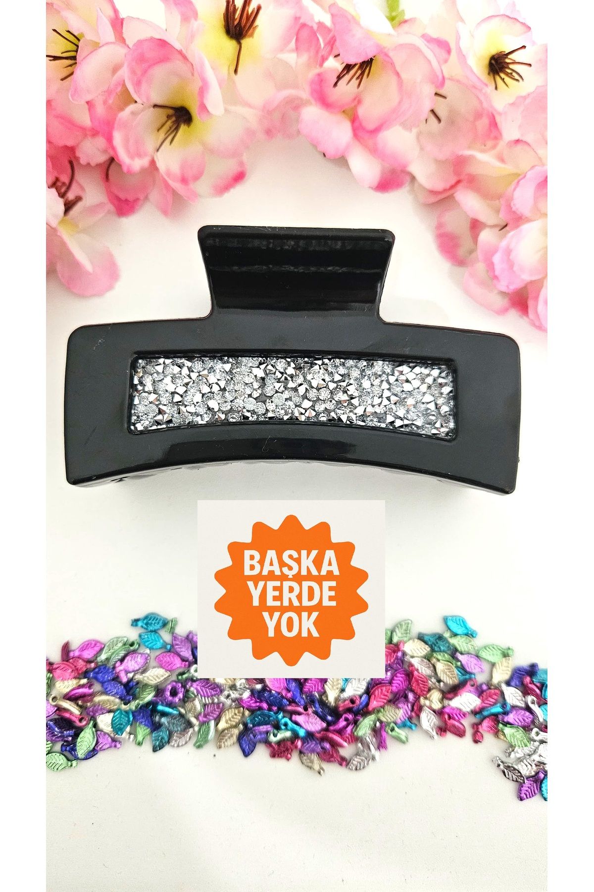 cityvision Taşlı Mandal Toka 11 cm Büyük Boy