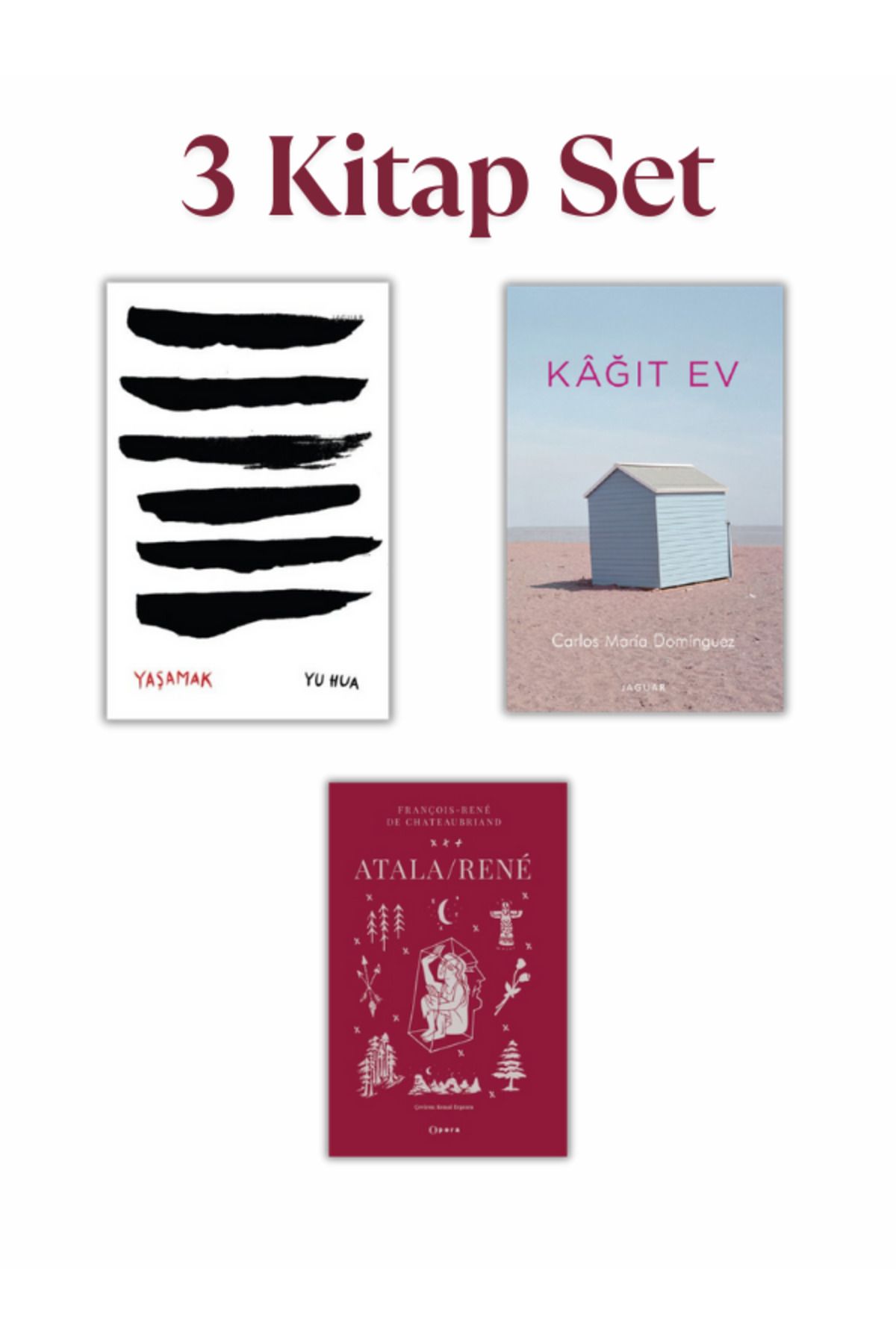 Jaguar Kitap Yaşamak Kağıt Ev Atala Rene 3 Kitap Set