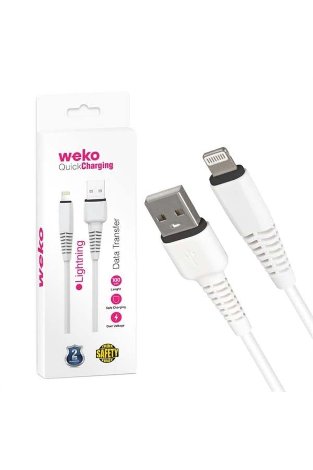 ÖYKÜ VE YİĞİT Weko WK-22022 USB To Lightning Telefon Şarj Kablosu