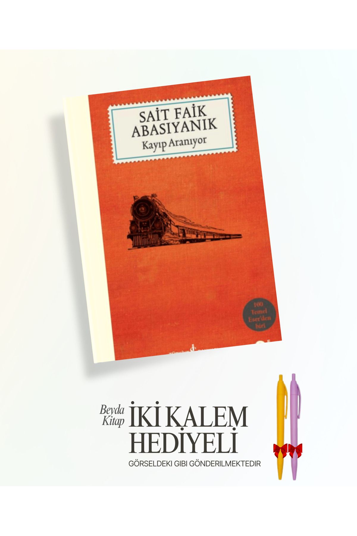 TÜRKİYE İŞ BANKASI KÜLTÜR YAYINLARI Kayıp Aranıyor - Sait Faik Abasıyanık - İki Kalem Hediyeli - SFABS - ISMDRNTRK