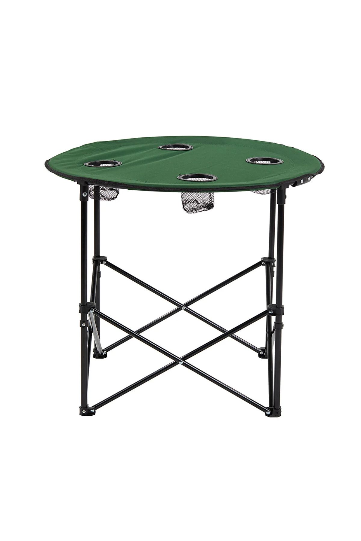 EvrenyeHome Katlanabilir 4 Kişilik Kamp Masası 71x71 cm – Yeşil