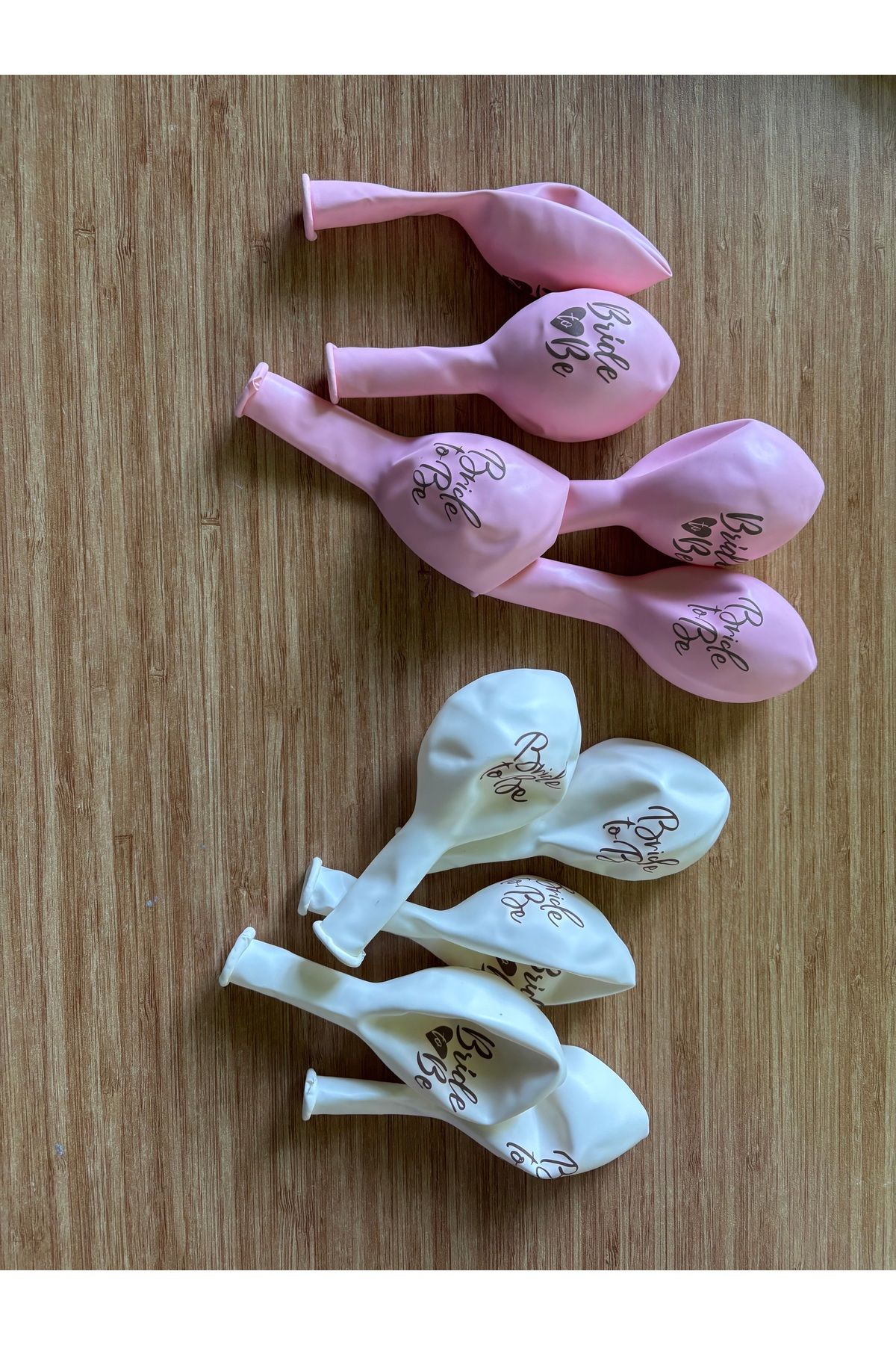 HBK Balon HBK bride to be yazılı pembe beyaz balon