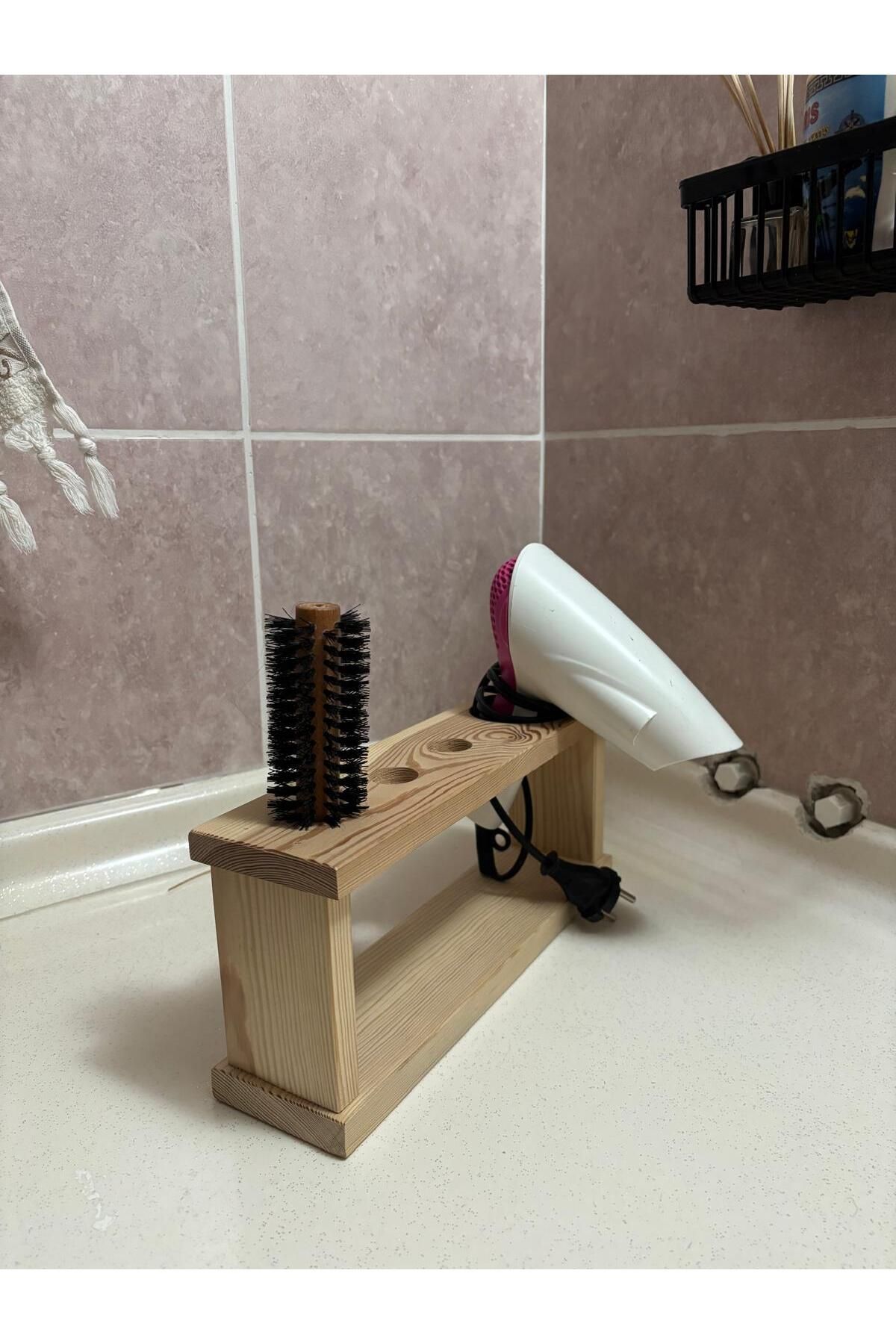 dekores Saç Fırçalığı Fön Makinesi Ve Taraklık İçin Banyo Düzenleyici