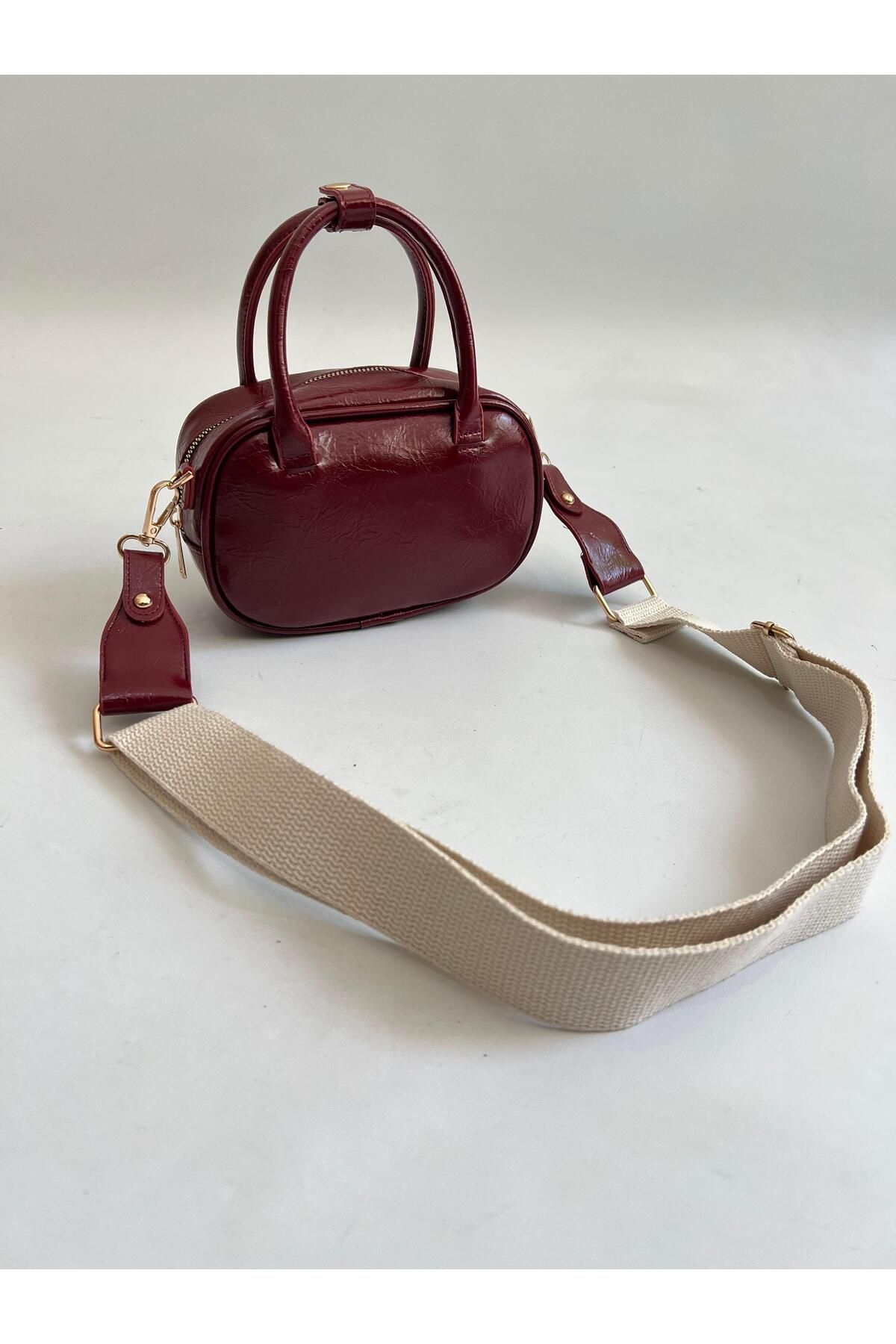 Mia Collection Saka Model El Ve Kadın Omuz Çantası Bordo