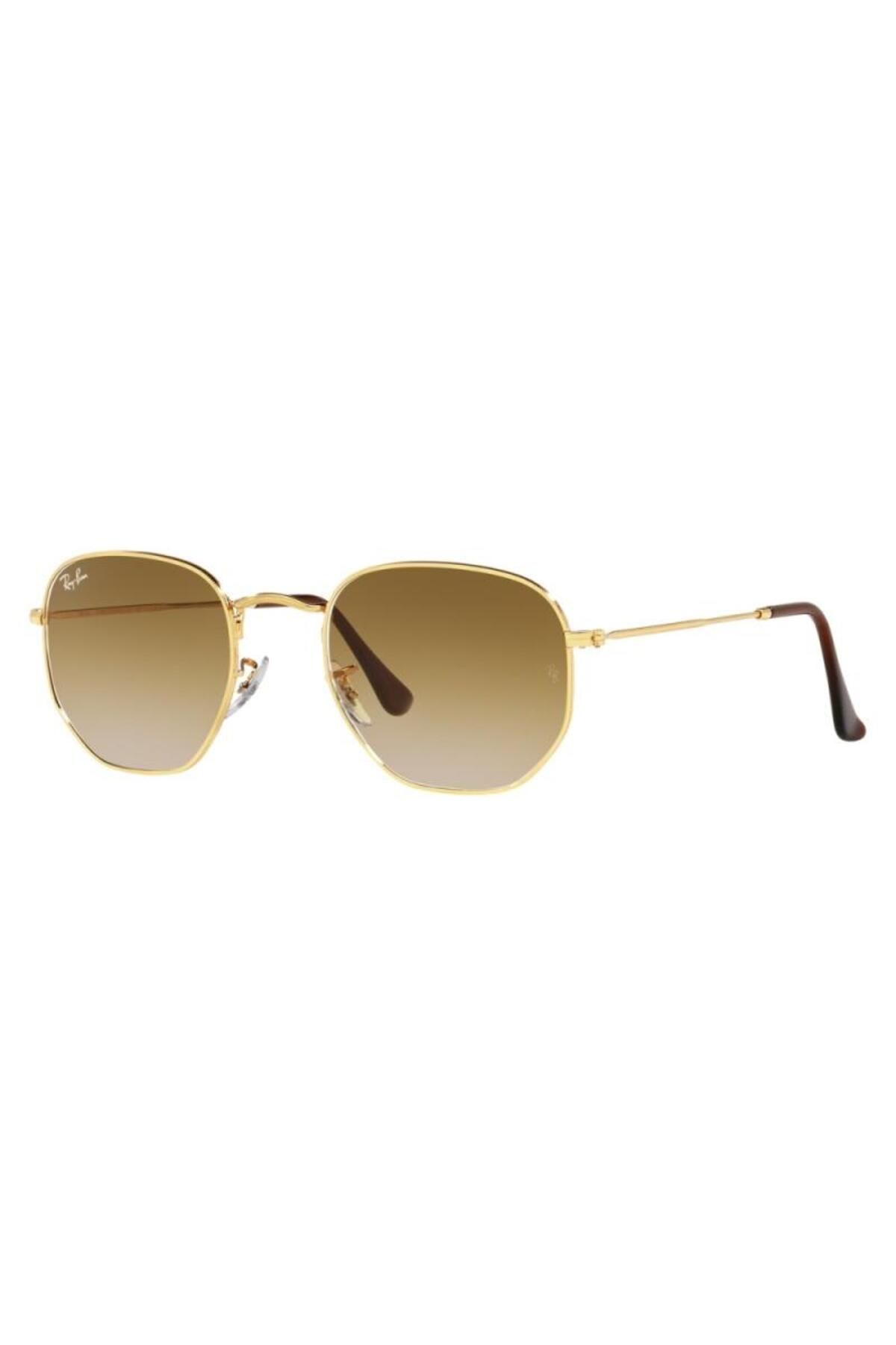 Ray-Ban Ochelari De Soare Bărbătești Rb3548 001/51, Aurii, Hexagonali, 51 Mm Masculin - One Size