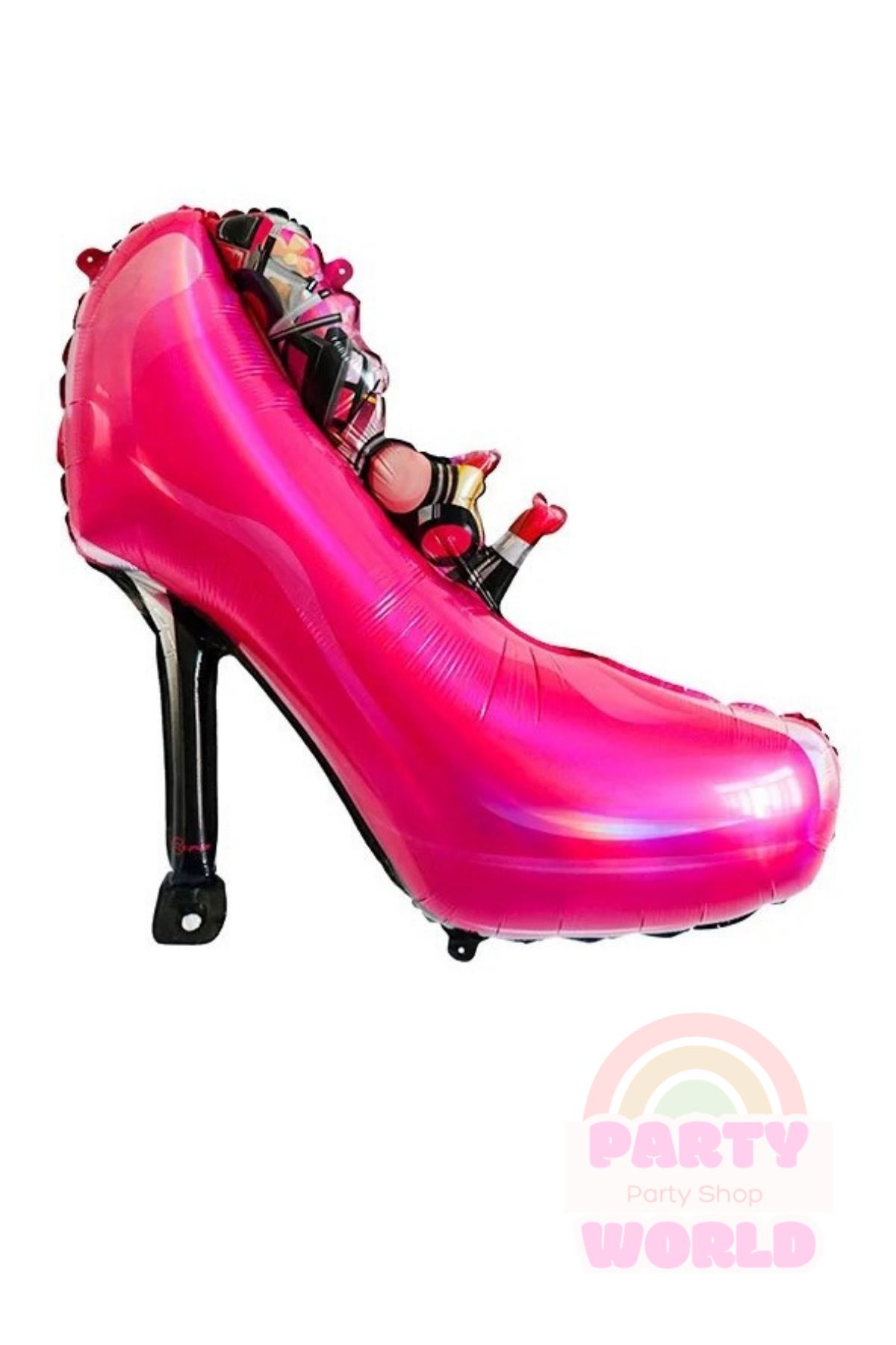 party world 👠 Barbi Stiletto Ayakkabı Folyo Balon – 84 x 72 cm