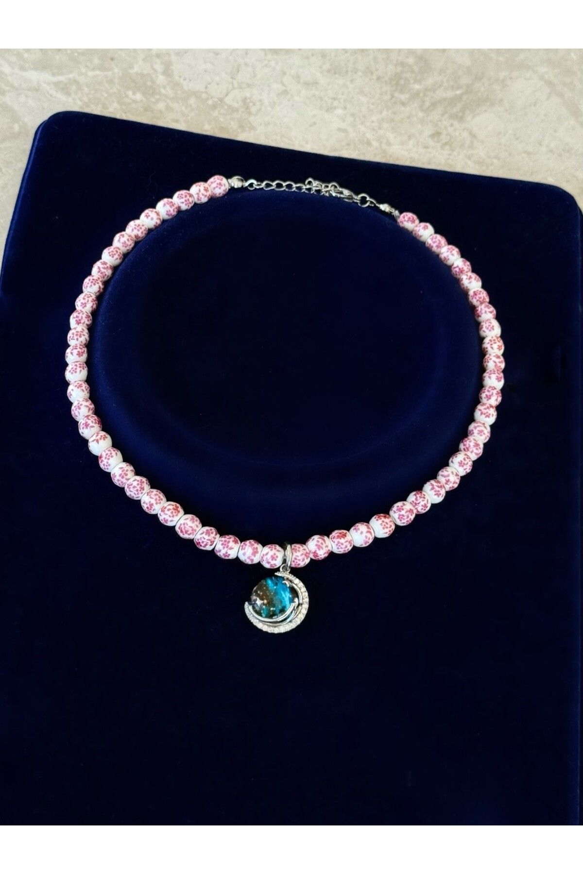 h&b design jewel Gezegen Detaylı Kolye