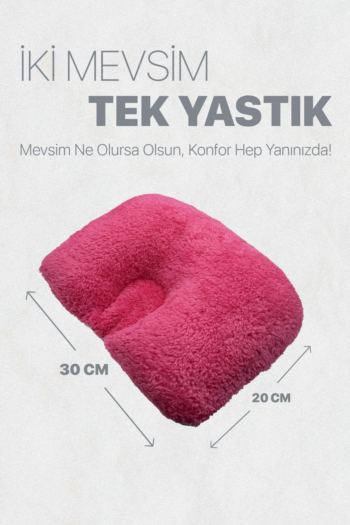 Urz Store Düz Kafa Yastığı & Bebek Yastığı %100 Pamuk Antibakteriyel Terletmez Bebek kafa yastığı