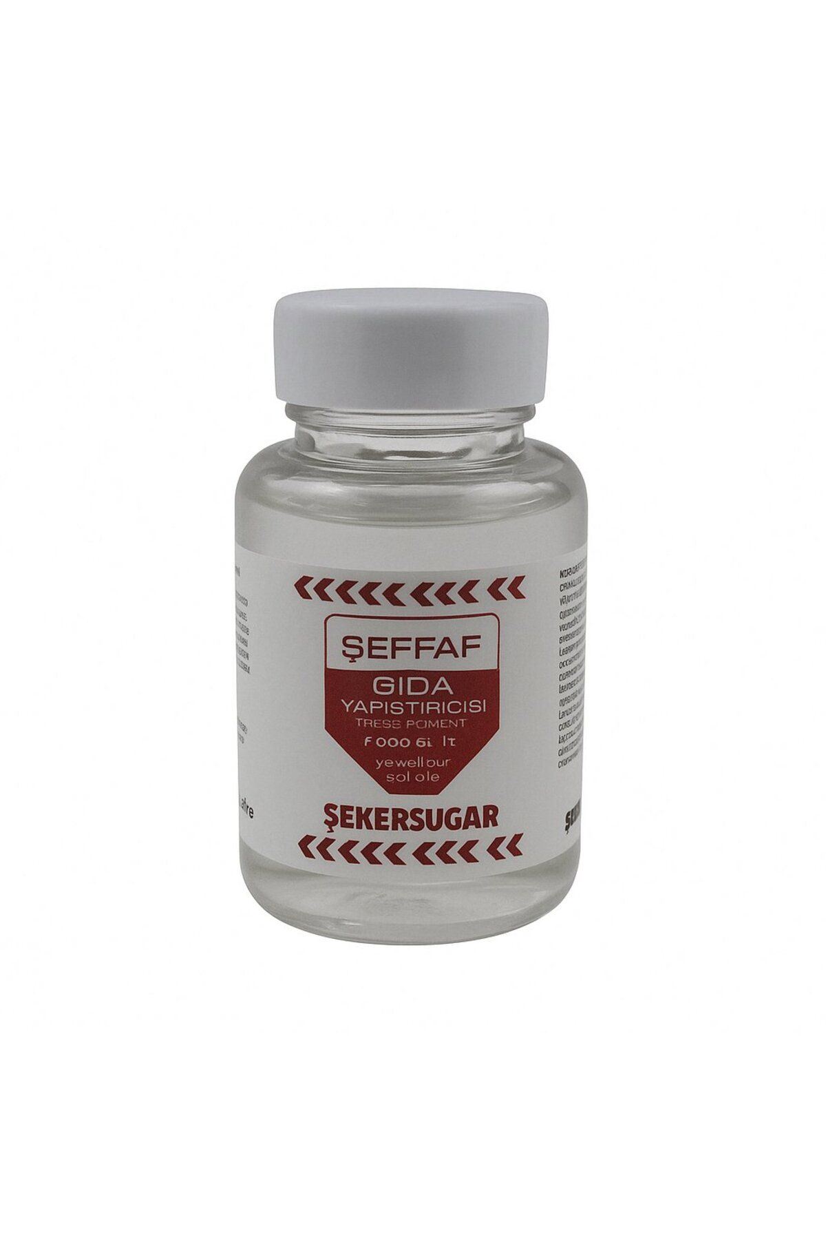 ŞEKER & SUGAR Şeffaf Gıda Yapıştırıcısı 100 Gr