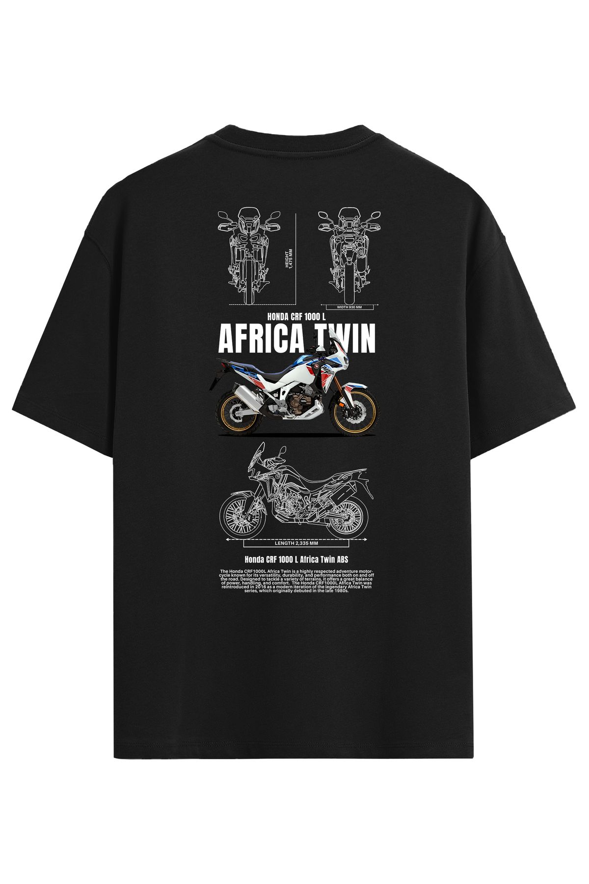 VEK Oversize T-Shirt Africa Twin