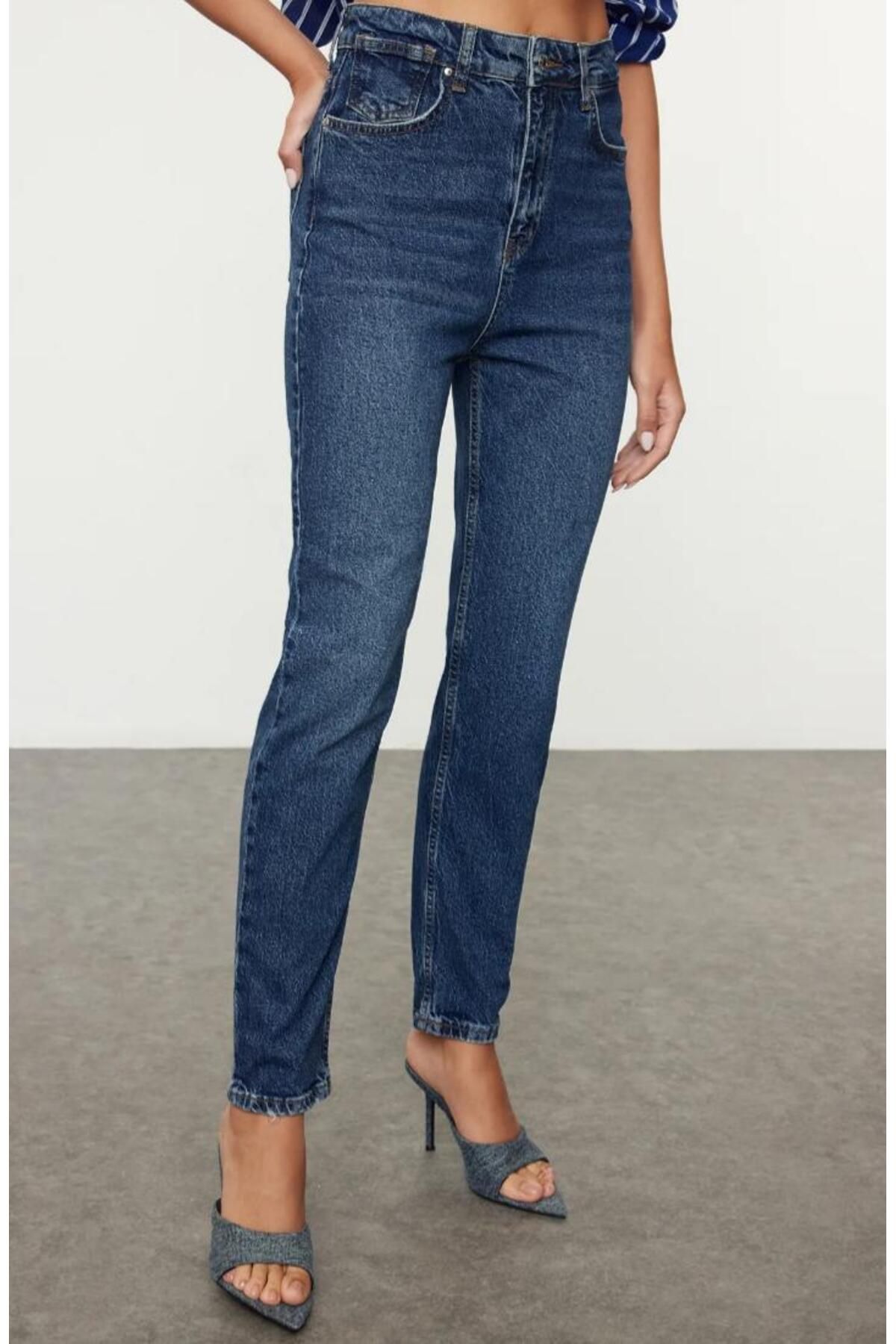 KARACAN COMPANY Yüksek Bel Comfort Mom Jeans