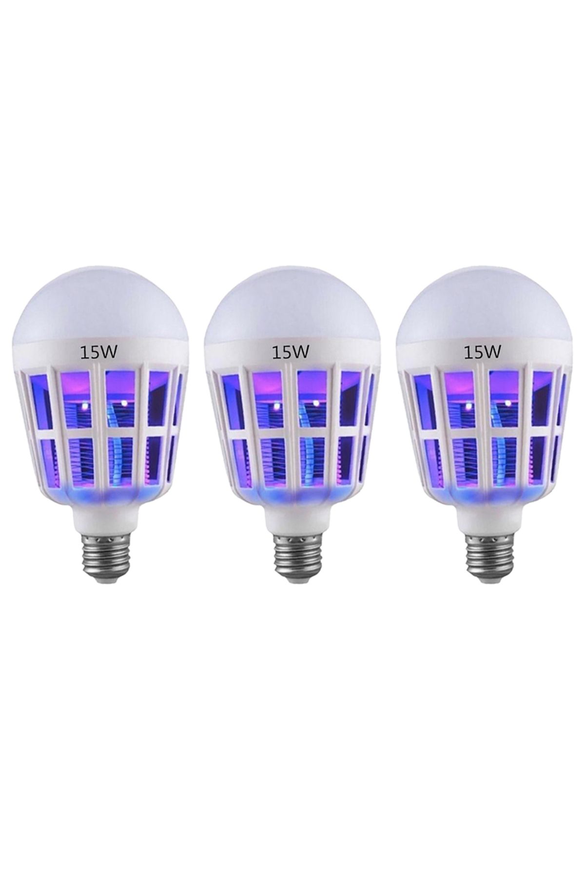 Echo Soul Set 3 Becuri Led 2 In 1 Cu Lampa Uv Anti Insecte Echo Soul, Aparat Impotriva Insectelor - One Size
