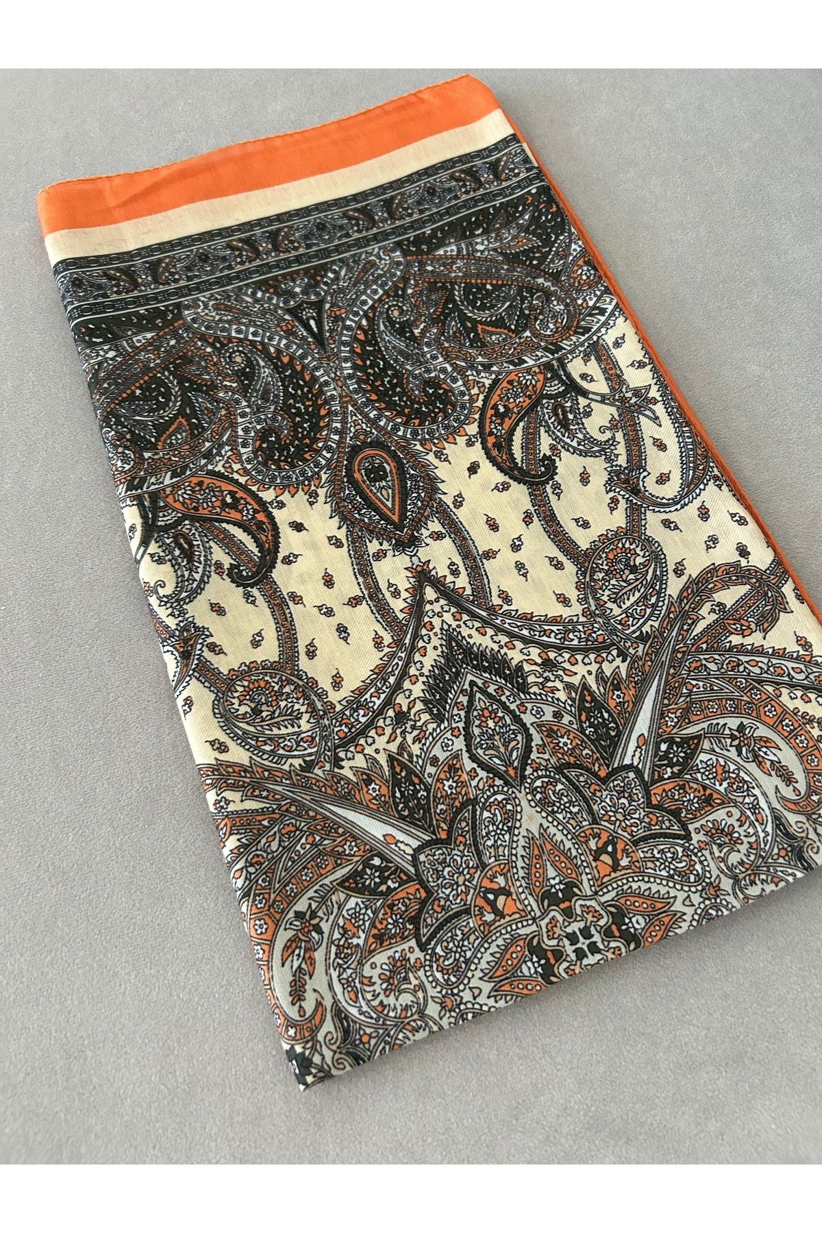 Sümeyye çeyiz Etnik Retro Desen Soft Pamuklu Şal 180*85 cm