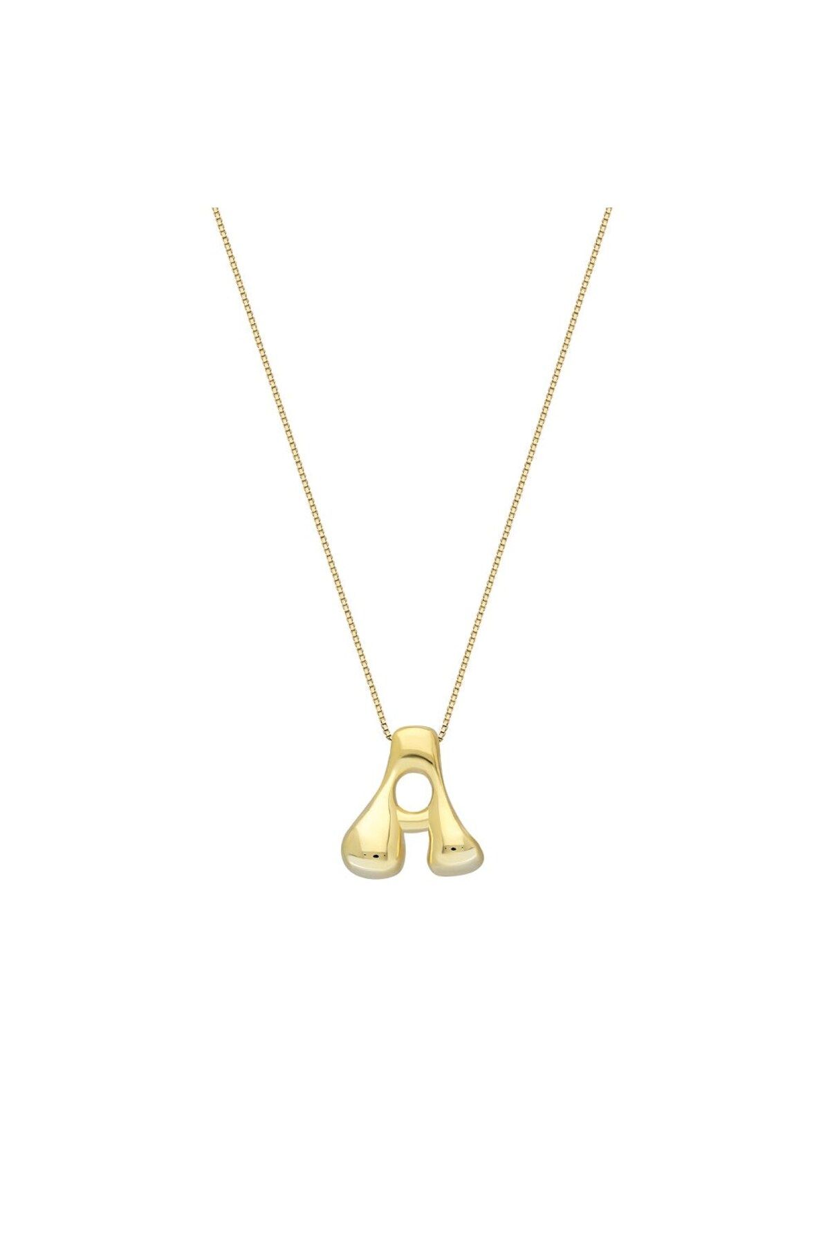 beonejewelry ASİMETRİK İKON HARF KOLYE | 925 GÜMÜŞ