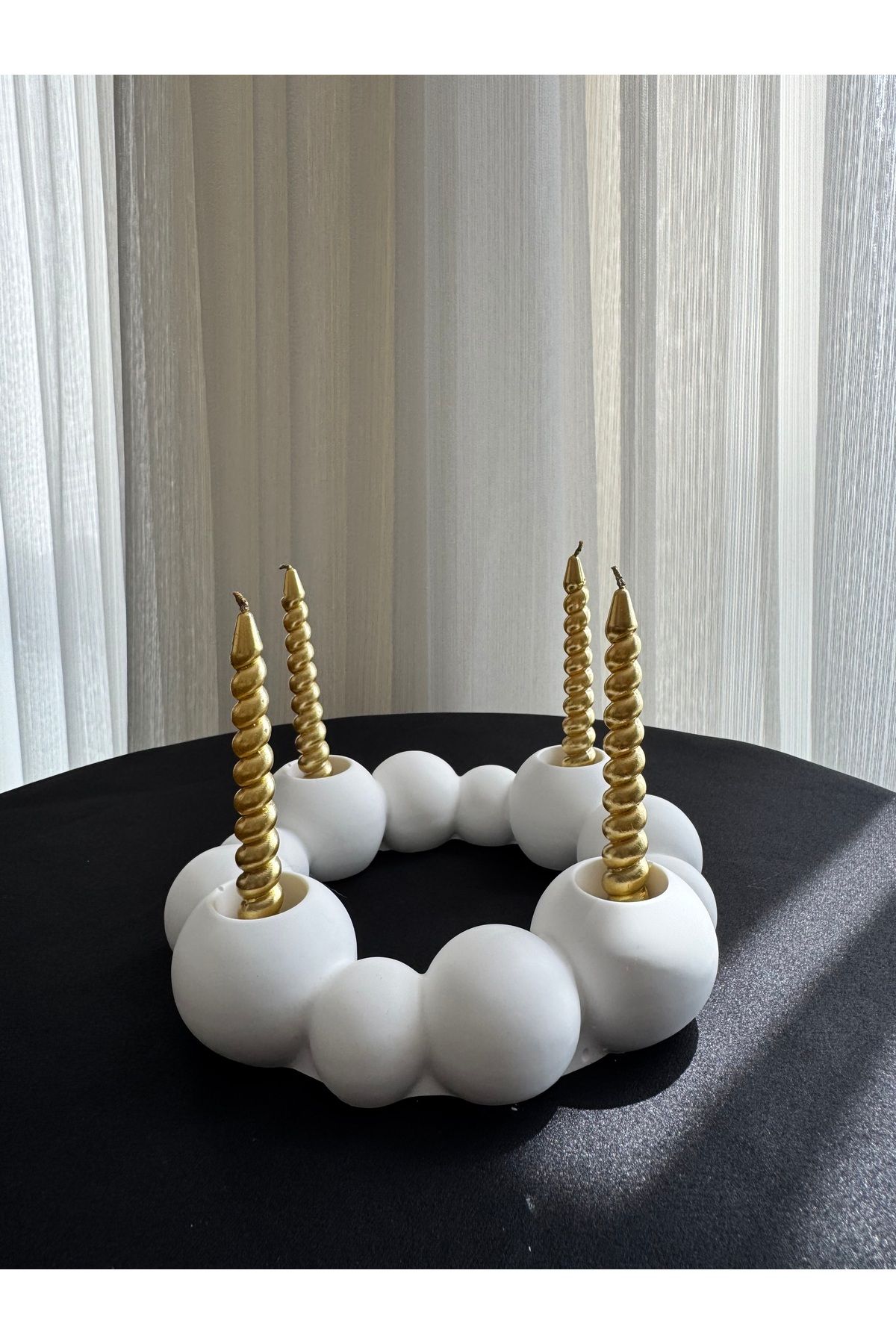 Yasminncandle Dekoratif Şamdanlık 4 Lü