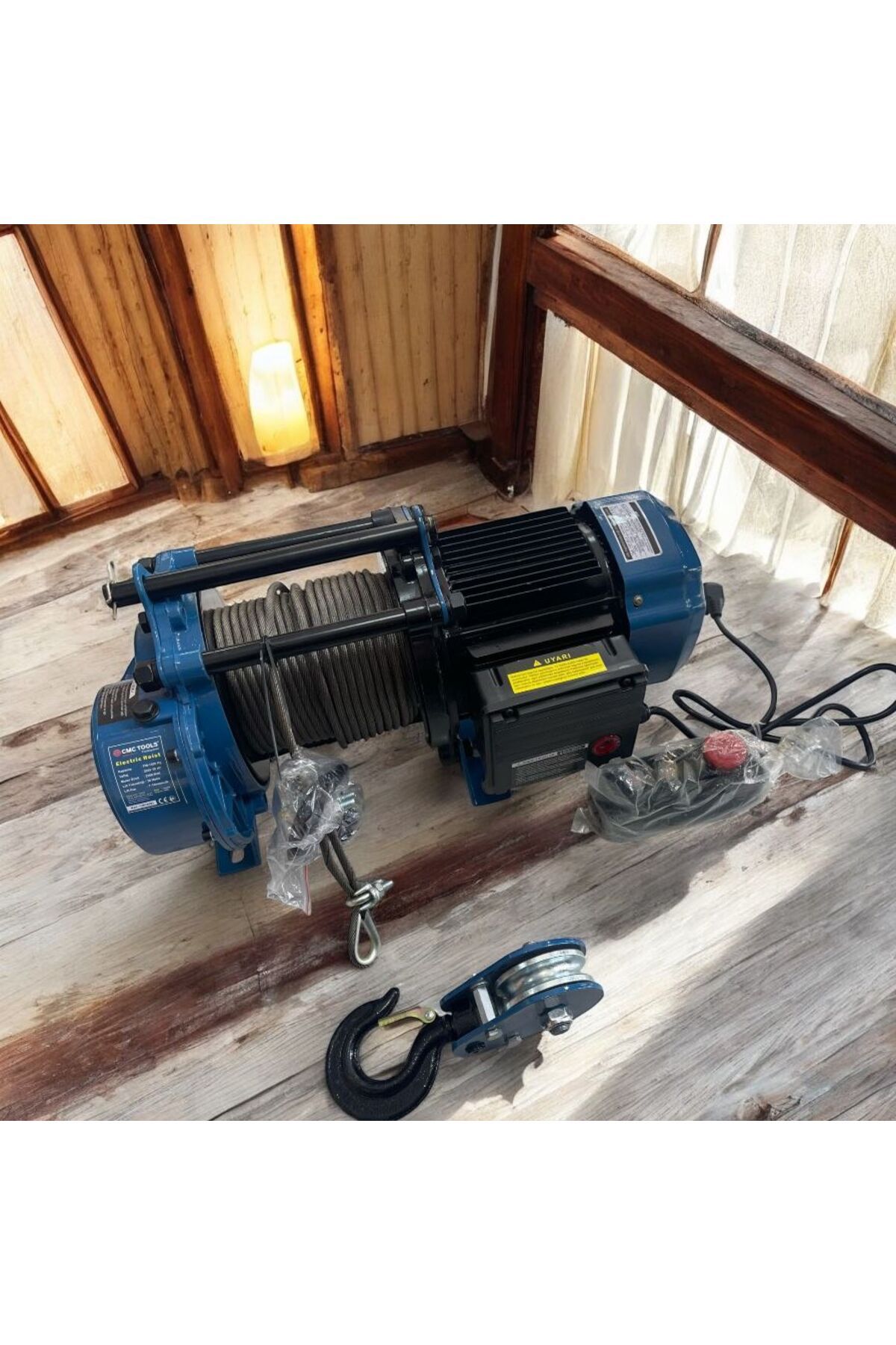 HİSTİCARET 1500 Kg 220 Volt 30 Metre Profesyonel Halatlı Vinç