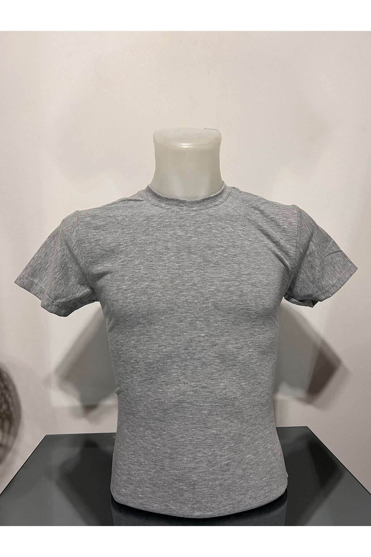 YASİN Sade %100 Pamuklu Erkek T-Shirt