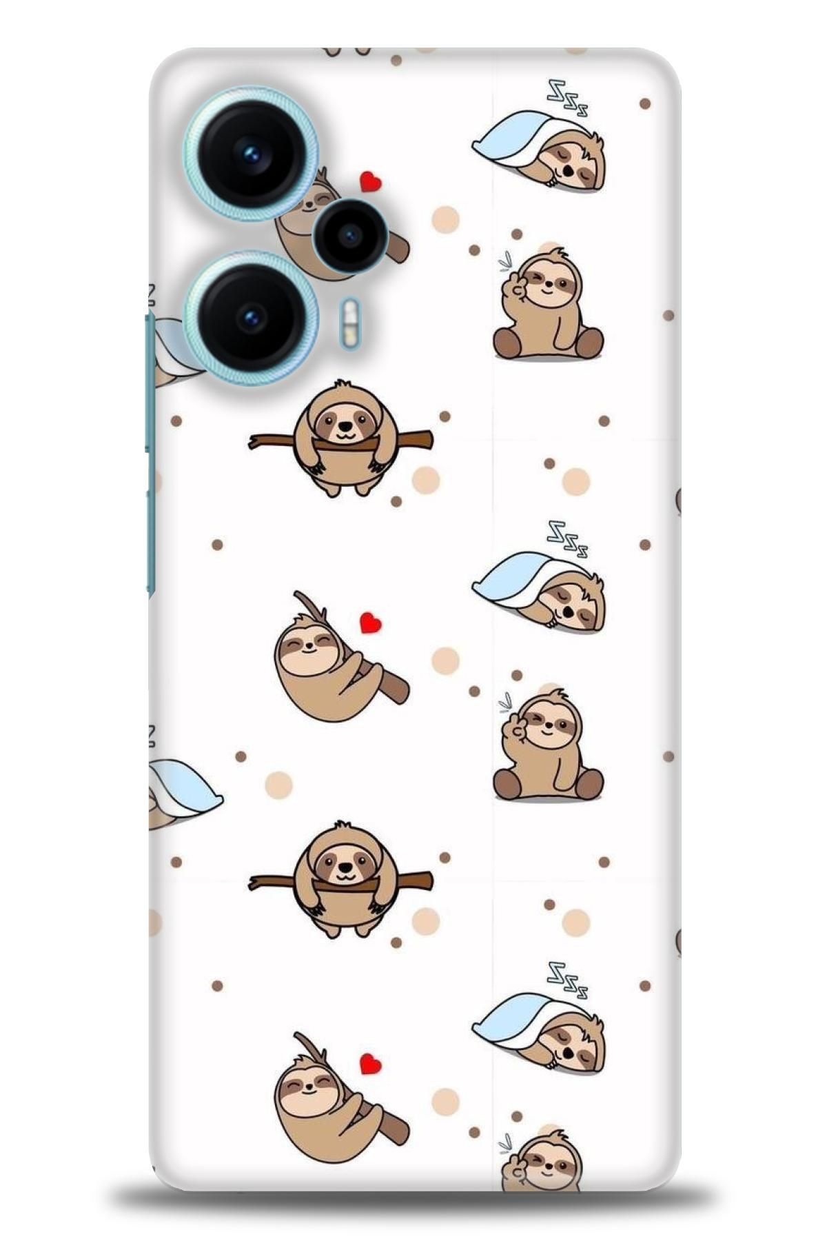 CooperTech Xiaomi Poco F5 İle Uyumlu HD Baskılı Desenli Silikon Kılıf - 910