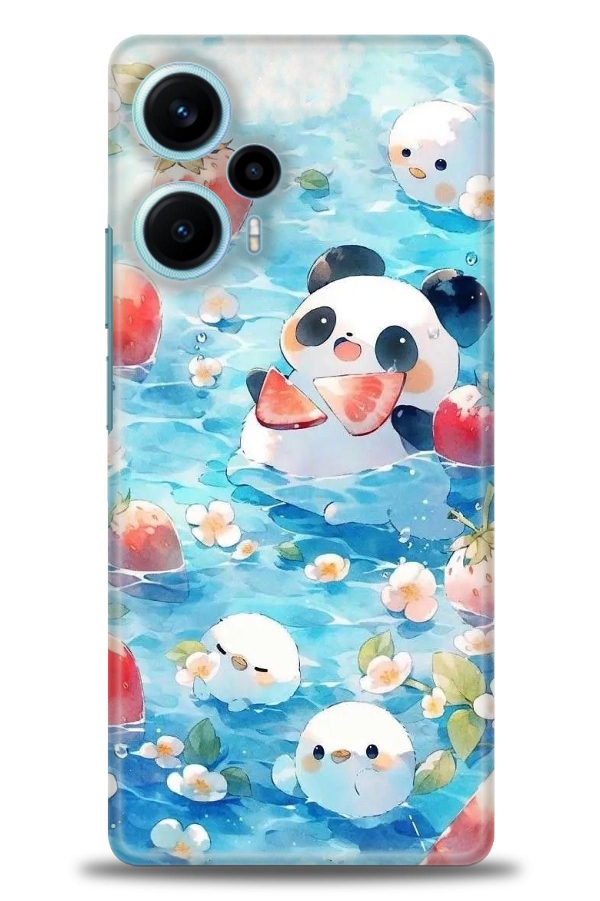CooperTech Xiaomi Poco F5 İle Uyumlu HD Baskılı Desenli Silikon Kılıf - 510