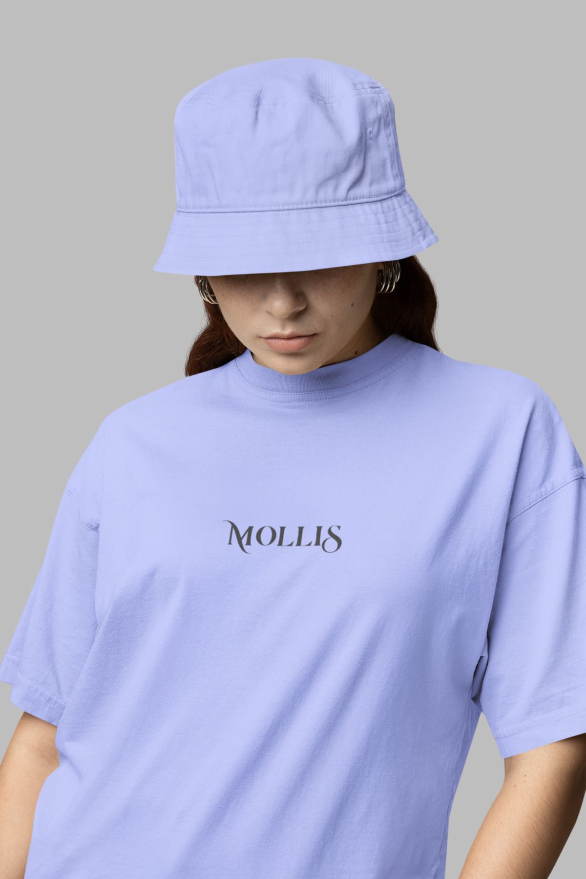 Mollis Kadın Baskılı Oversize T-Shirt