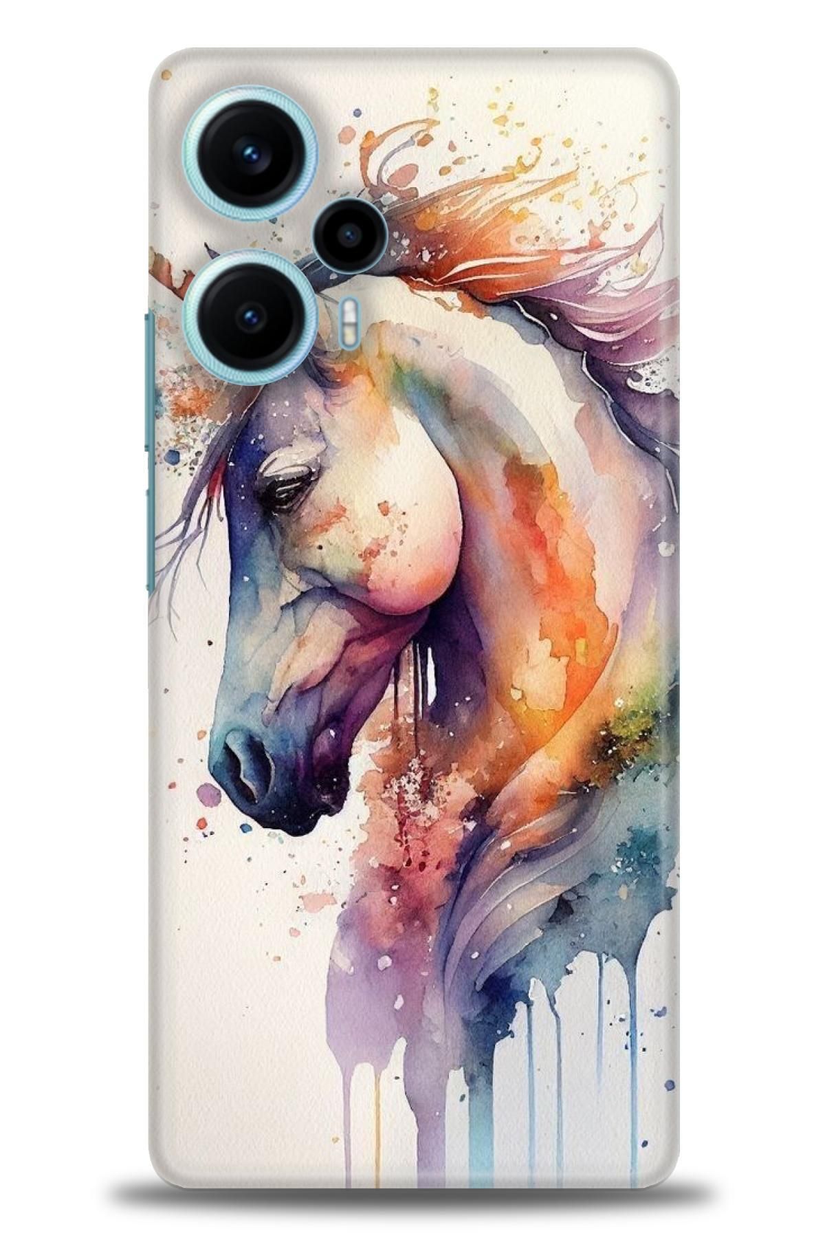 CooperTech Xiaomi Poco F5 İle Uyumlu HD Baskılı Desenli Silikon Kılıf - 110
