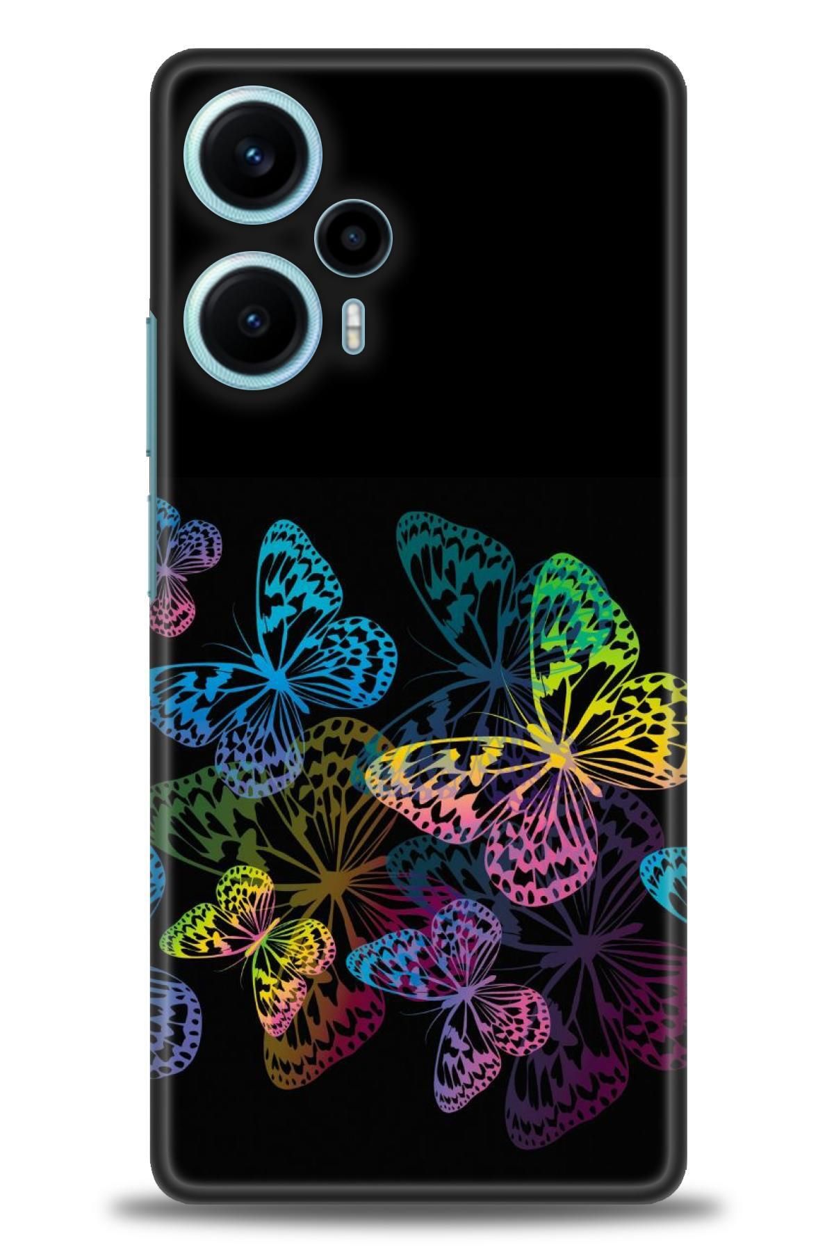 CooperTech Xiaomi Poco F5 İle Uyumlu HD Baskılı Desenli Silikon Kılıf - 1030