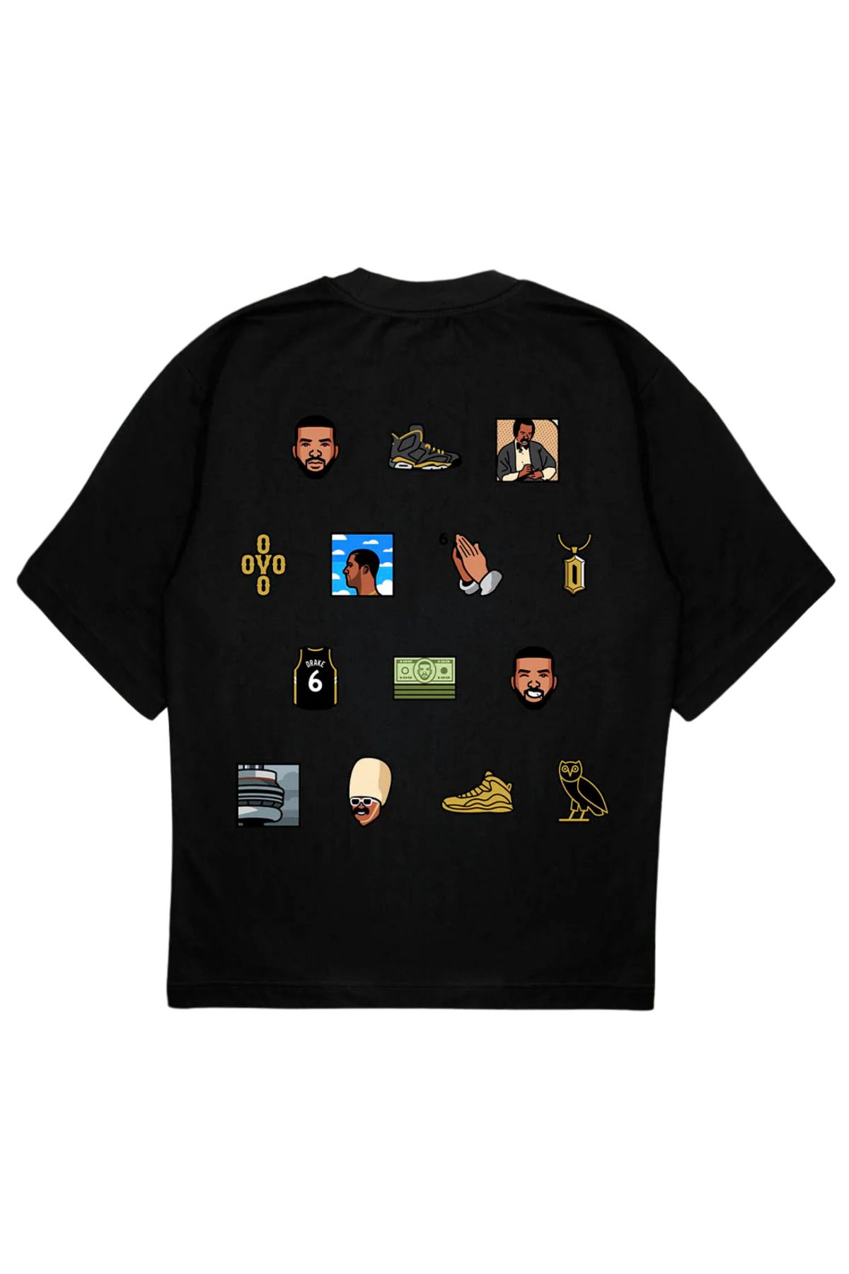 SVART WEAR DRAKE SET T-Shirt OVERSIZE Tişört music