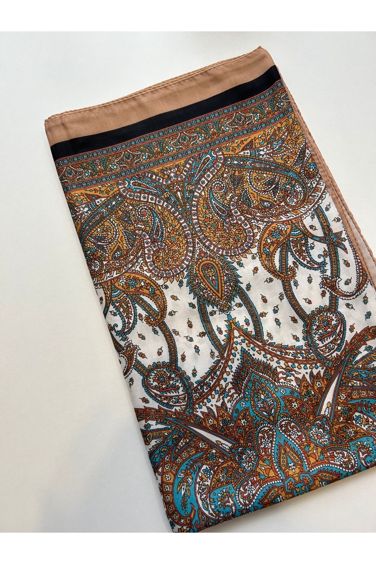 Sümeyye çeyiz Etnik Retro Desen Soft Pamuklu Şal 180*85 cm