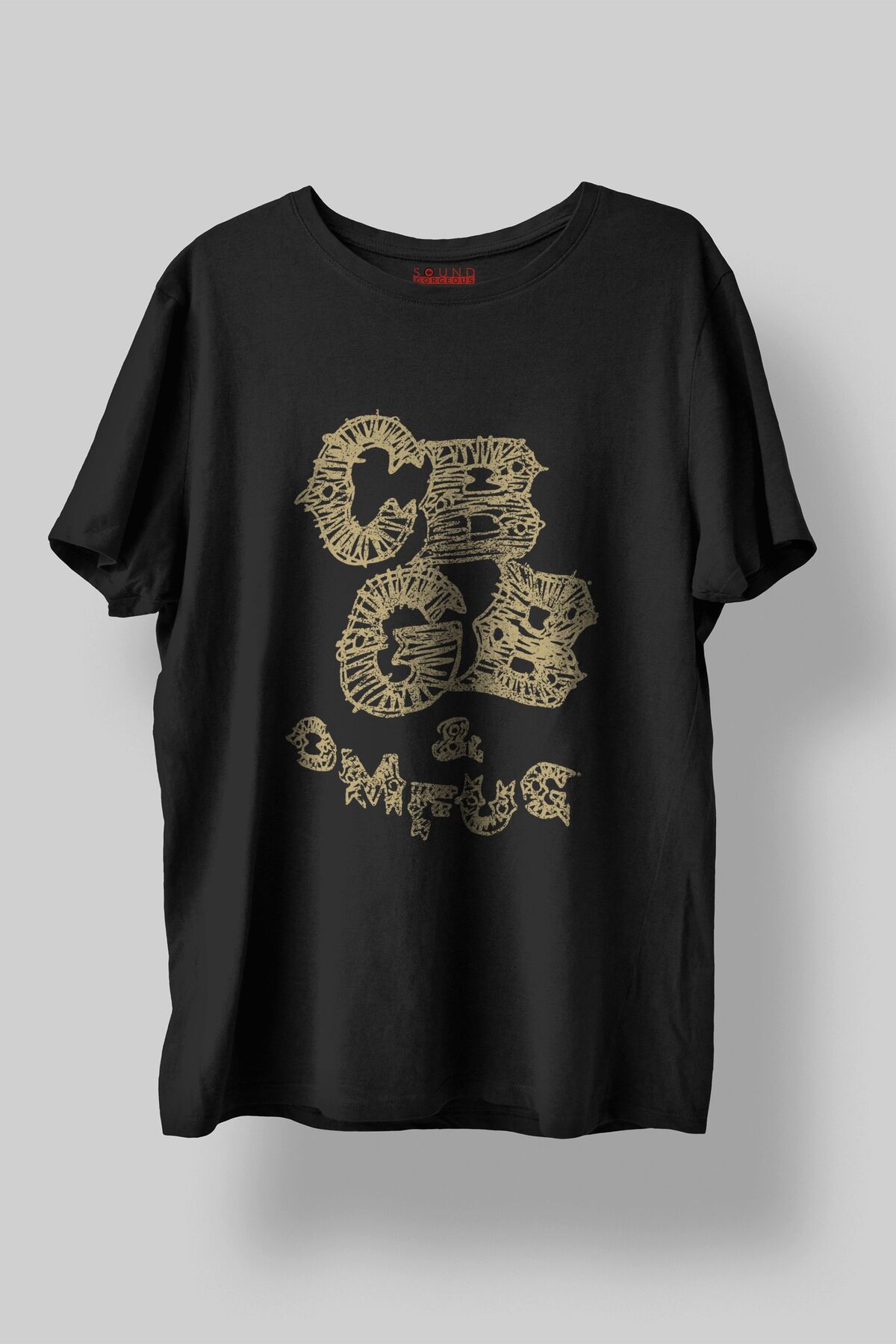 Sound Gorgeous CBGB Omfug Müzik Baskılı Regular Fit Unisex Siyah T-Shirt %100 Pamuk No:0087