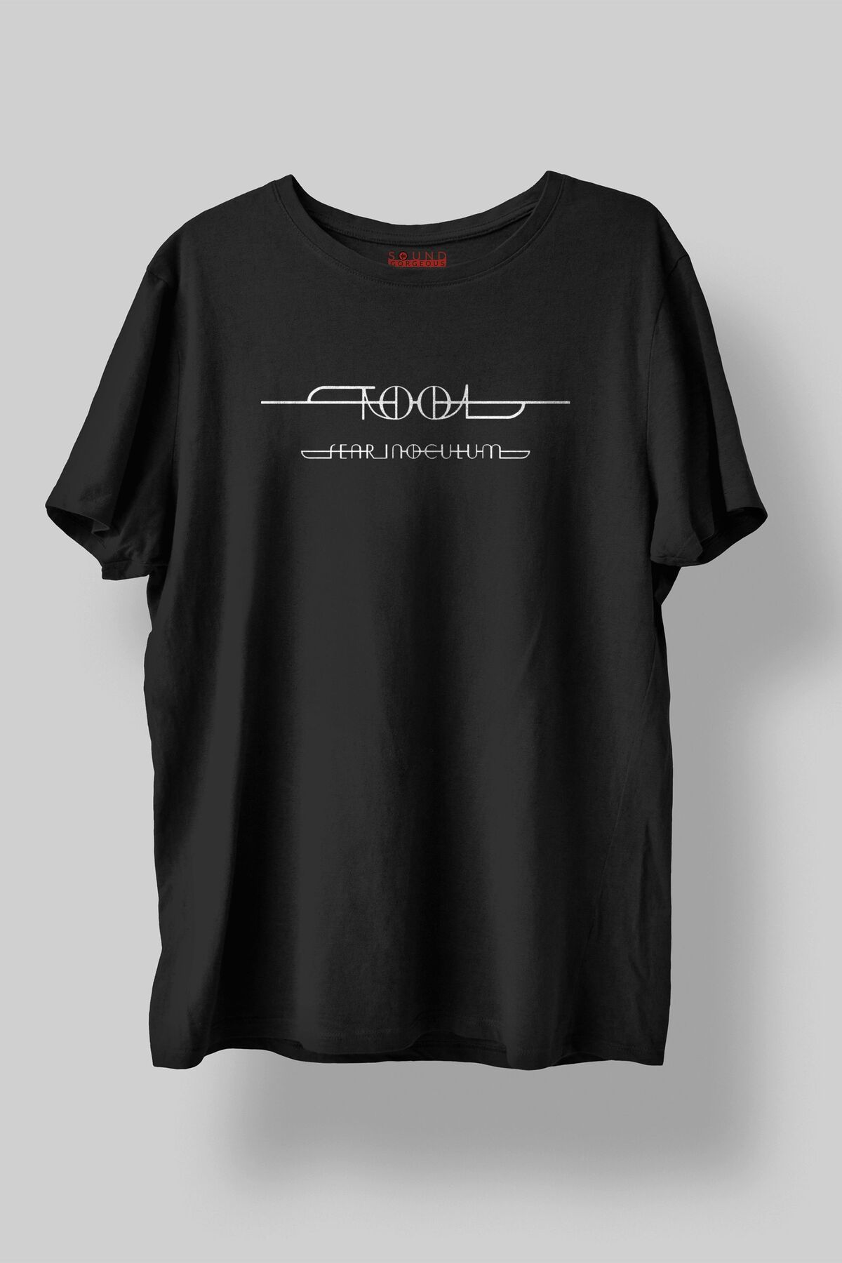 Sound Gorgeous Tool Fear Inoculum Müzik Baskılı Regular Fit Unisex Siyah T-Shirt %100 Pamuk No:0136