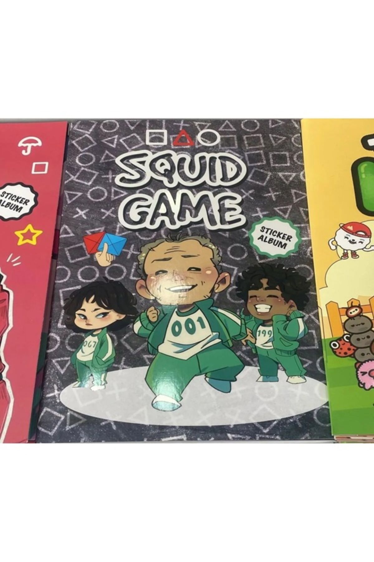 PARLAK EVREN Squid Game Sticker Defteri 16 Sayfa 208 Sticke