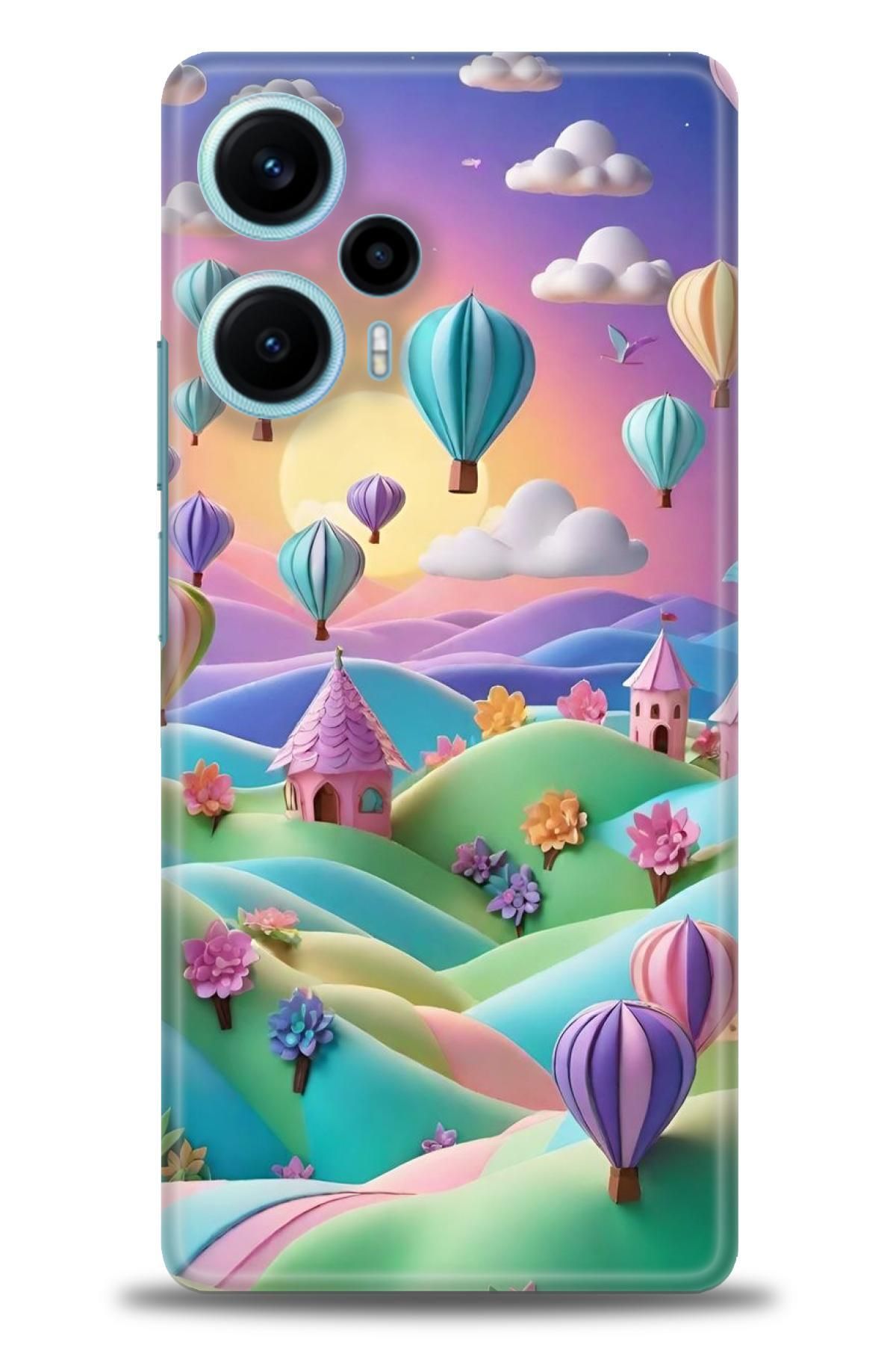CooperTech Xiaomi Poco F5 İle Uyumlu HD Baskılı Desenli Silikon Kılıf - 330