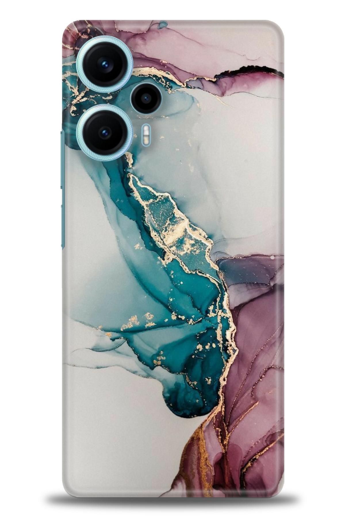 CooperTech Xiaomi Poco F5 İle Uyumlu HD Baskılı Desenli Silikon Kılıf - 410