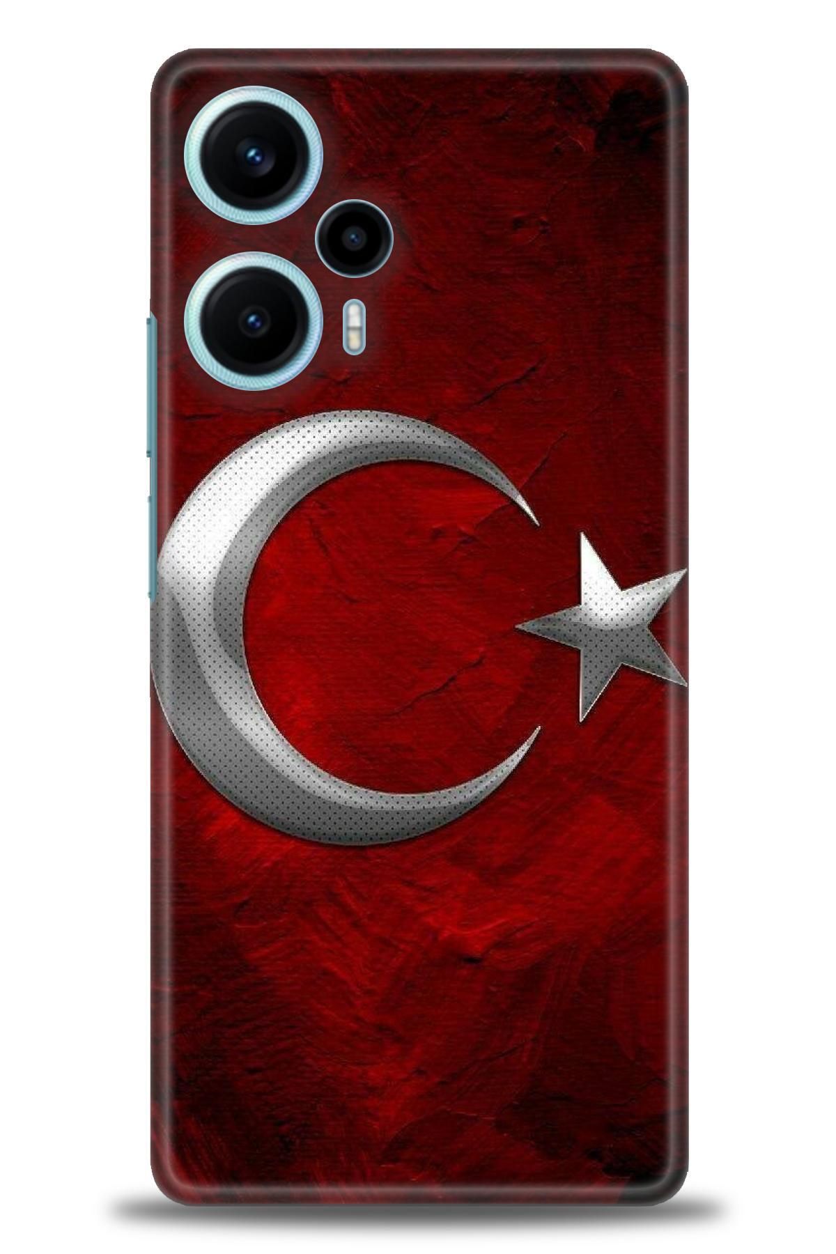 CooperTech Xiaomi Poco F5 İle Uyumlu HD Baskılı Desenli Silikon Kılıf - 1070