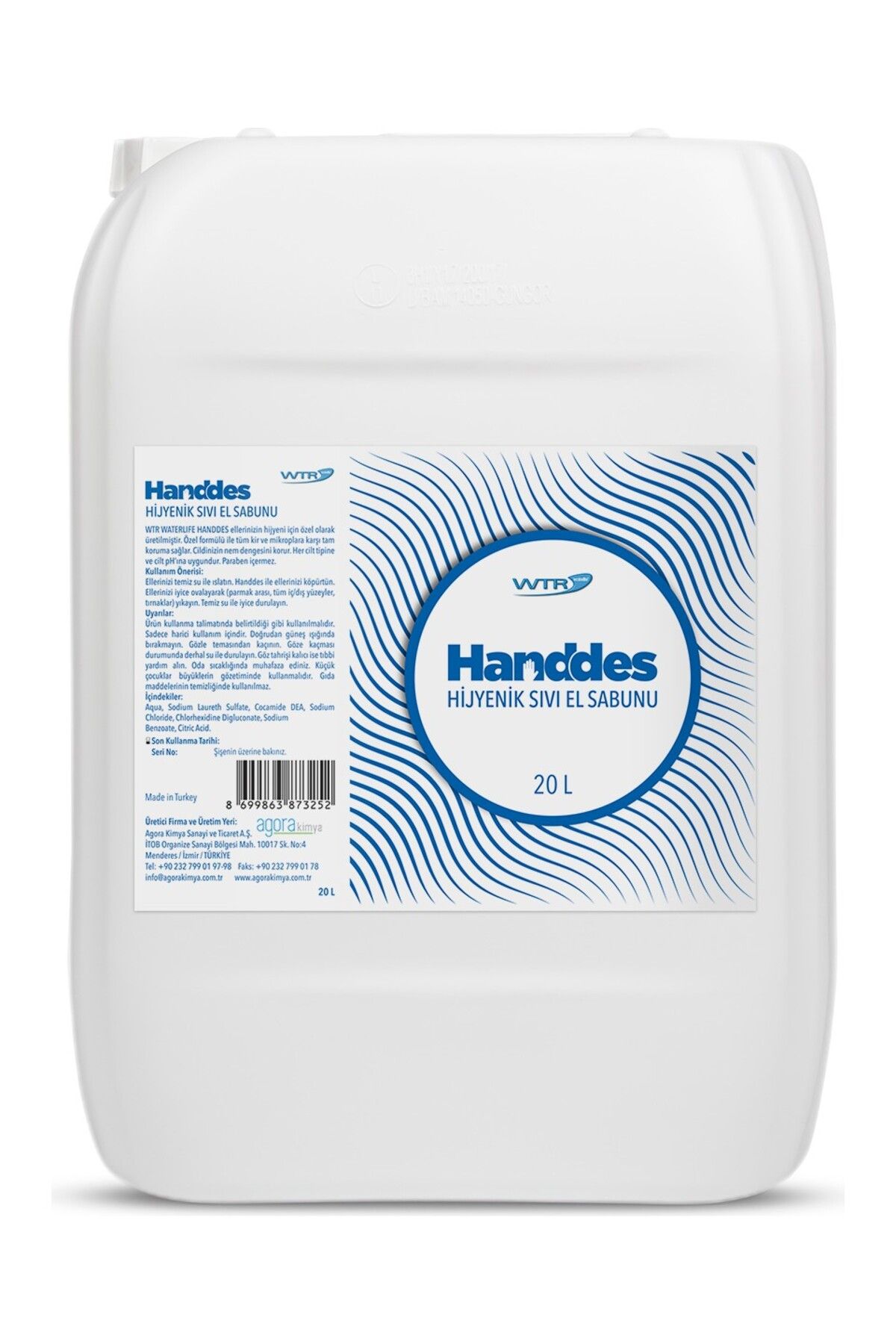 WTR Handdes Hijyenik Sıvı Sabun 20L