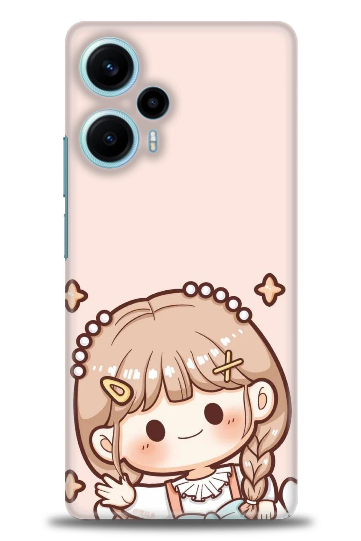 CooperTech Xiaomi Poco F5 İle Uyumlu HD Baskılı Desenli Silikon Kılıf - 520
